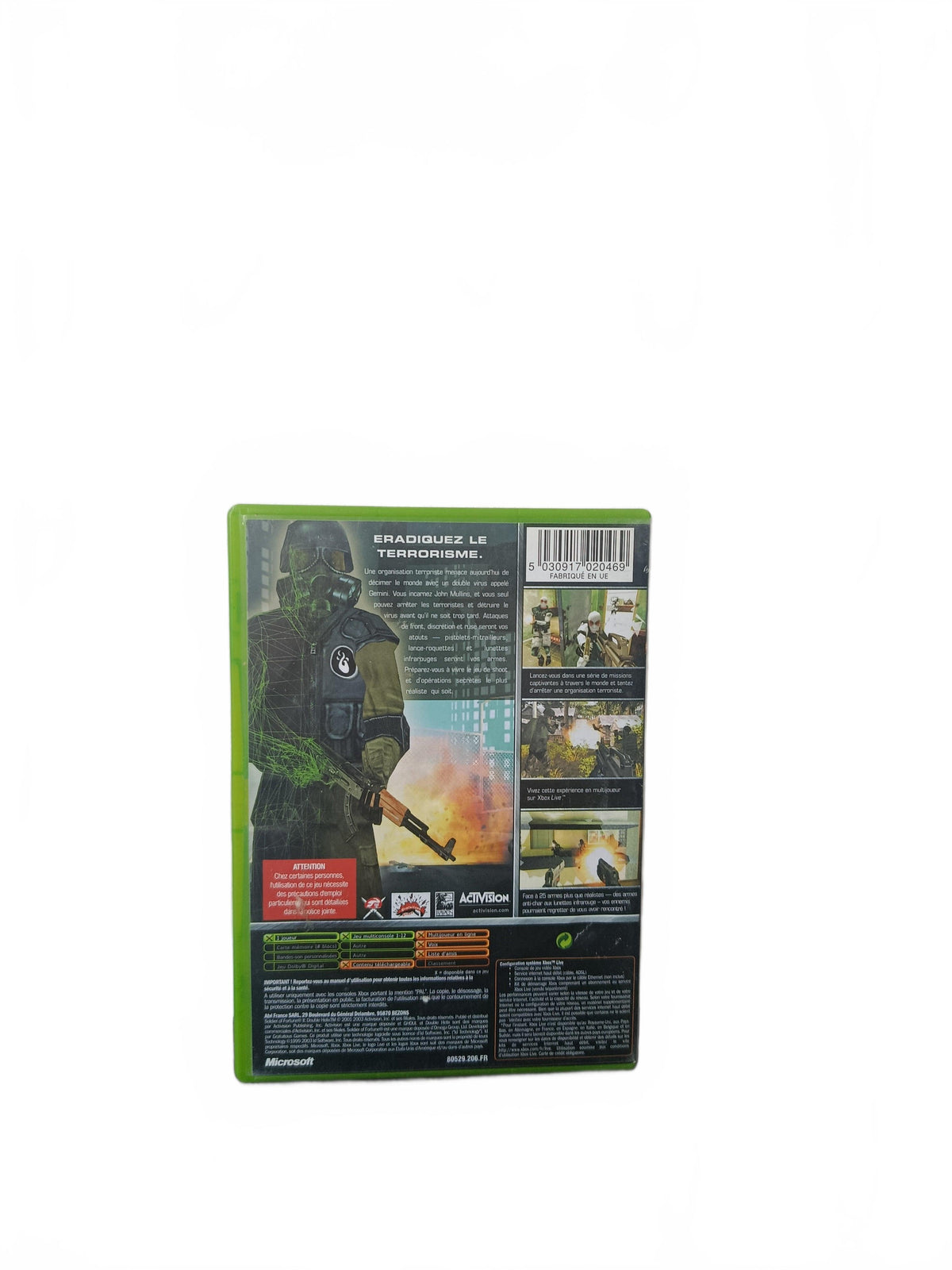Soldier of Fortune II: Double Helix Xbox Complet Version FRA