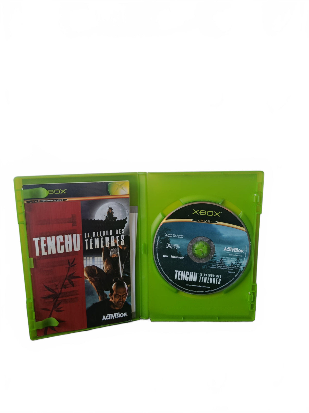 Tenchu : Le Retour des Ténèbres Xbox Complet Version FRA