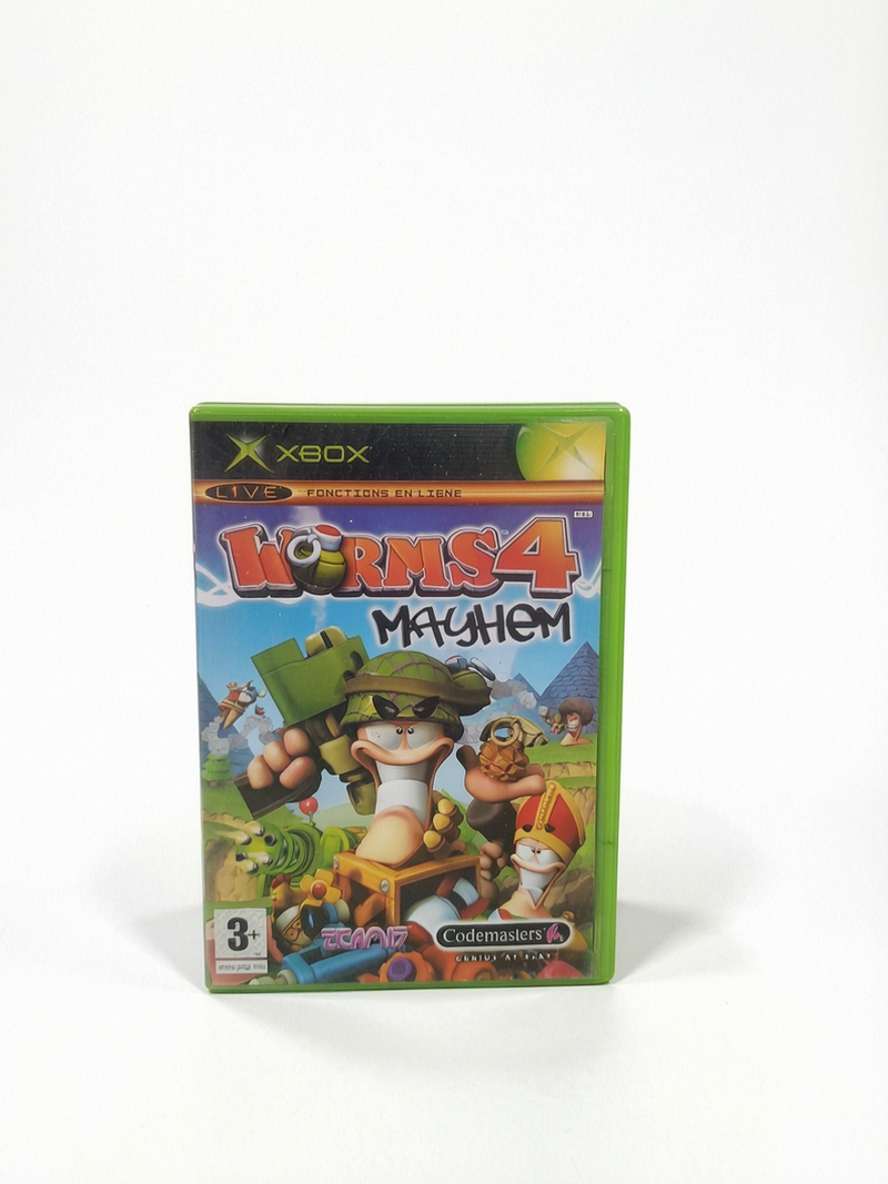 Worms 4: Mayhem Xbox Complet Version FRA