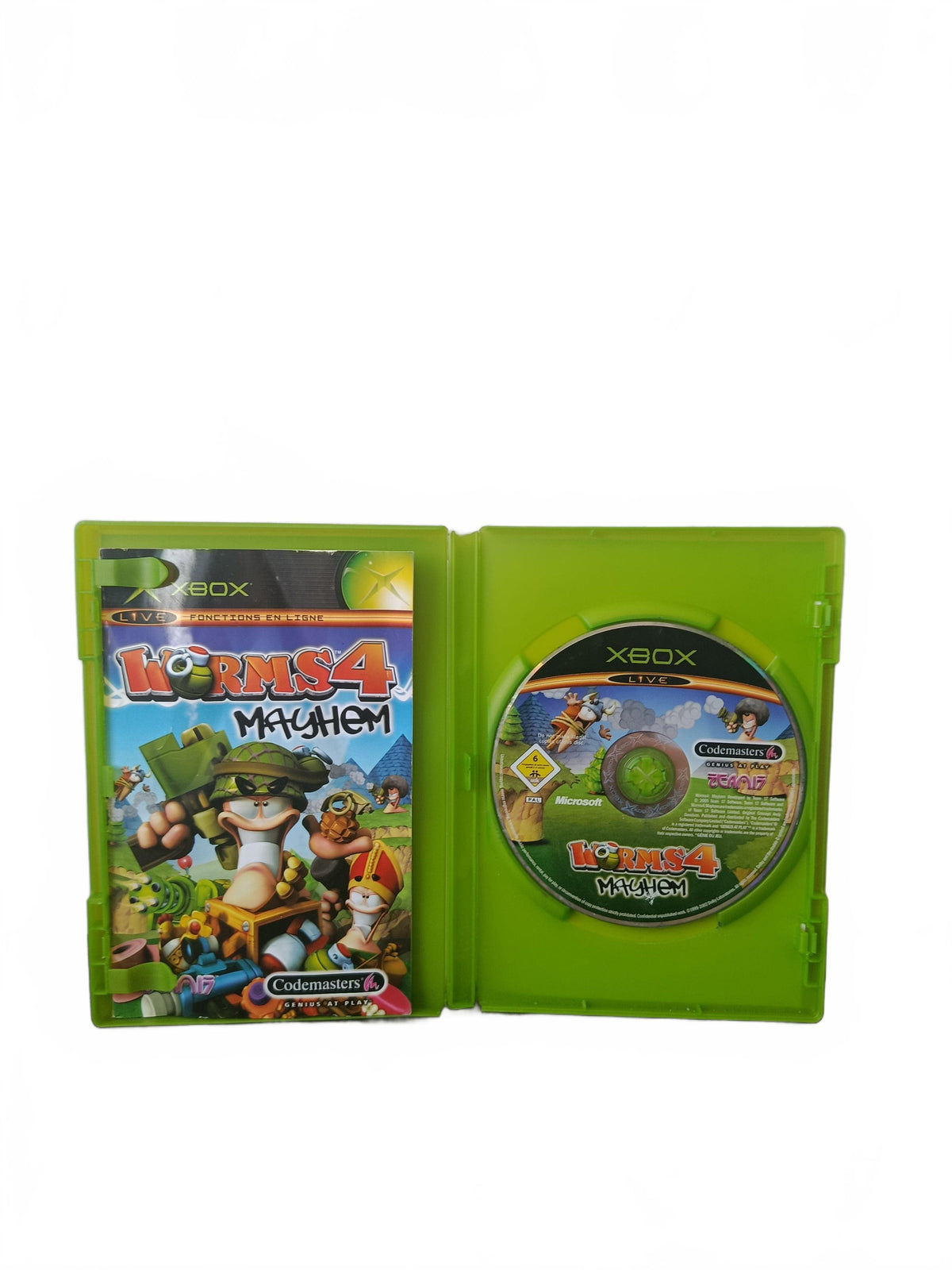 Worms 4: Mayhem Xbox Complet Version FRA