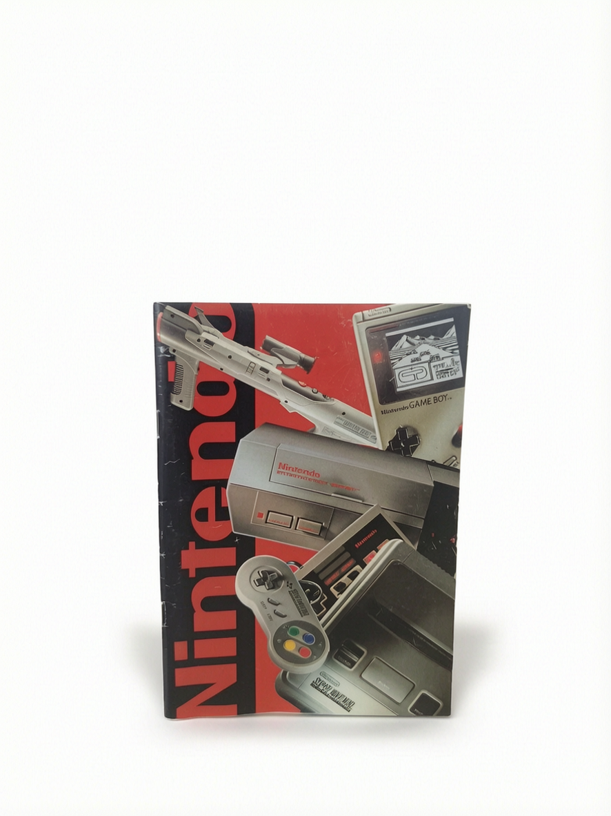 Notice Complète Catalogue Nintendo NES Jeux Version FRA