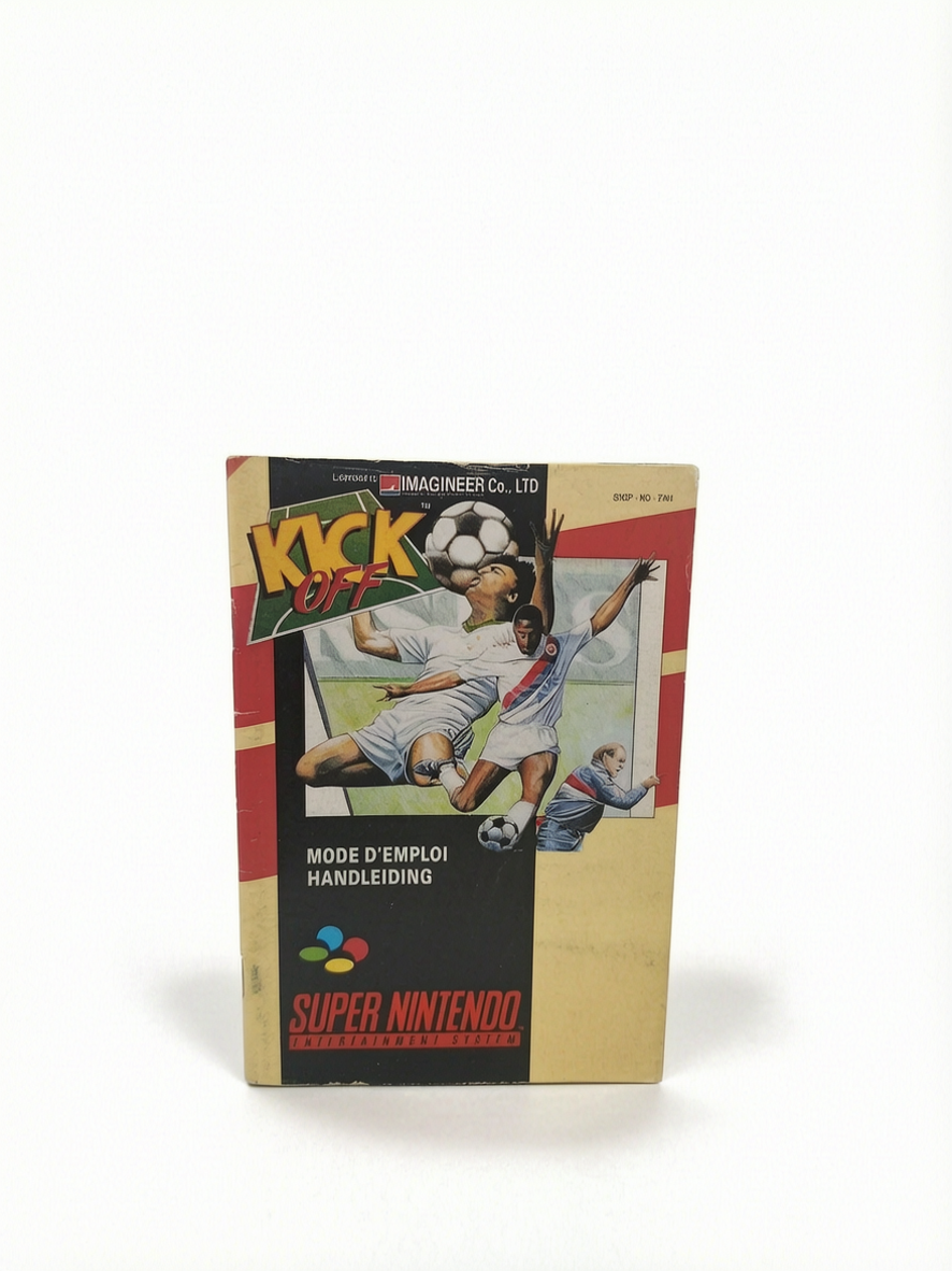 Notice Kick OFF Super Nintendo SNES FRA en loose