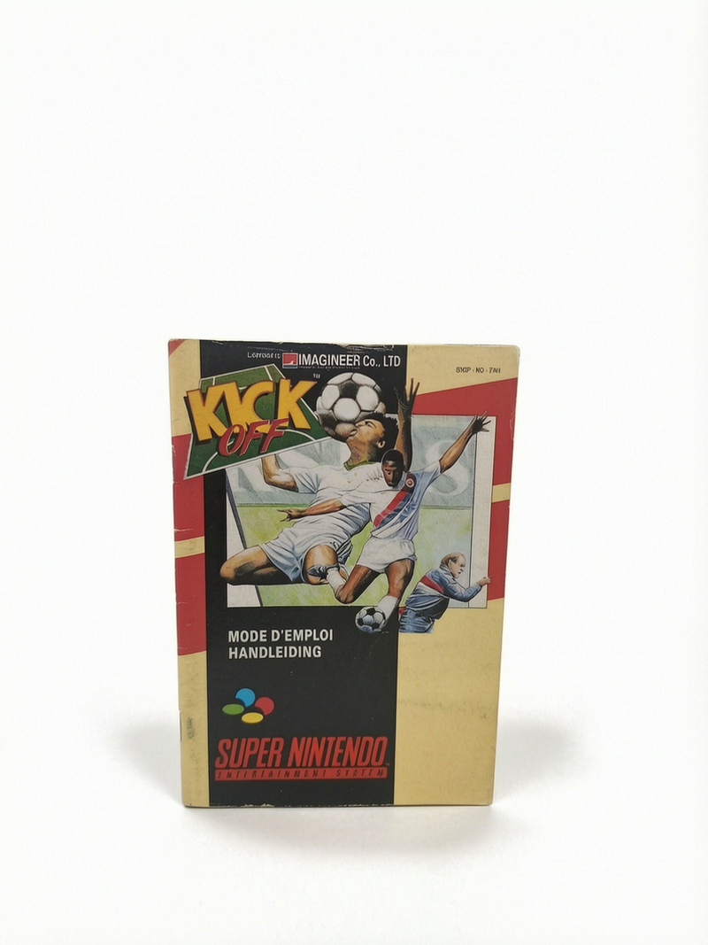 Notice Kick OFF Super Nintendo SNES FRA en loose