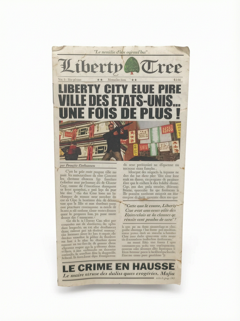 Notice seule Grand Theft Auto (GTA) Liberty City Version FRA