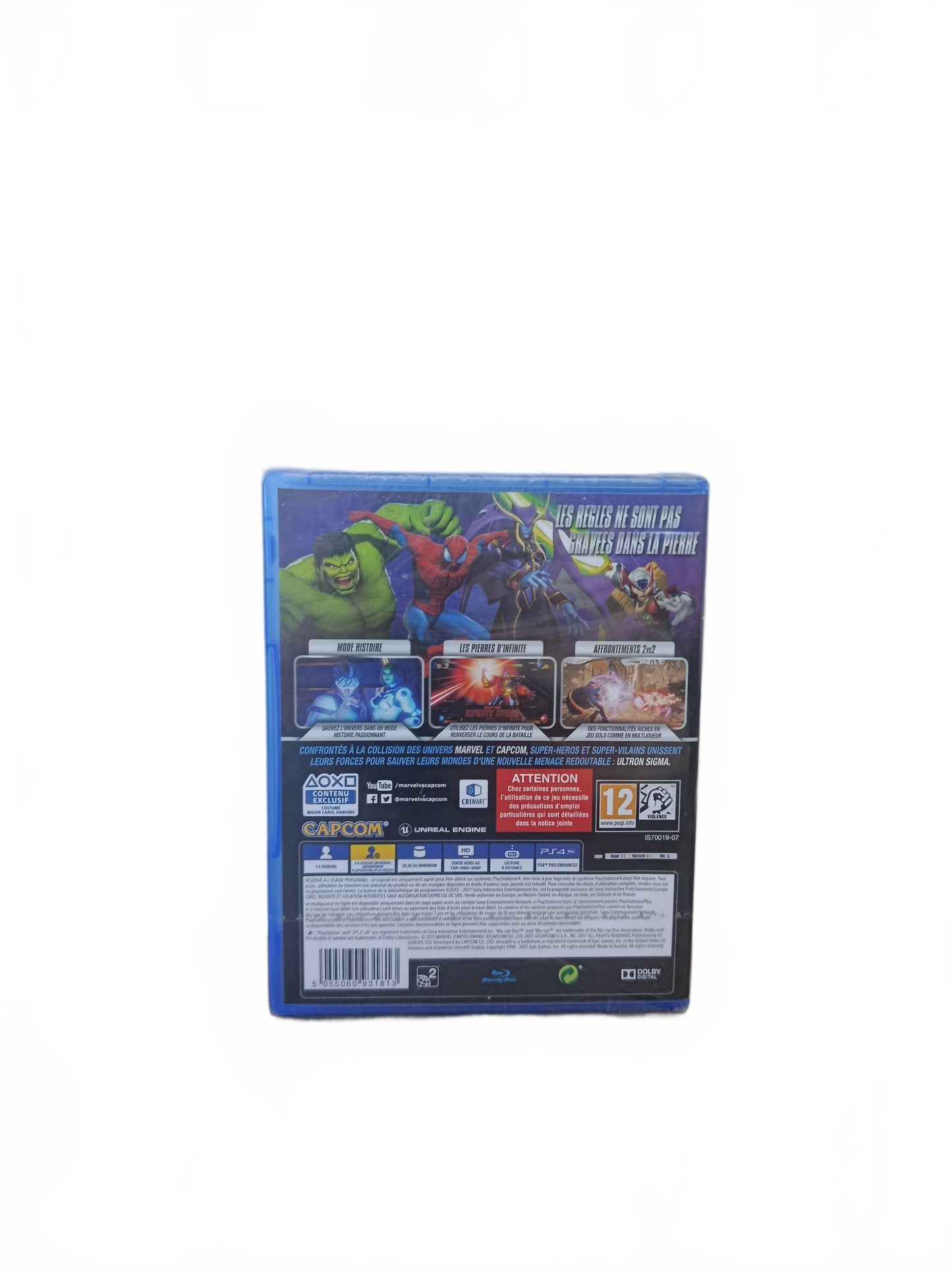 marvel vs Capcom infine Playstation 4 (PS4) Verison FRA Neuf