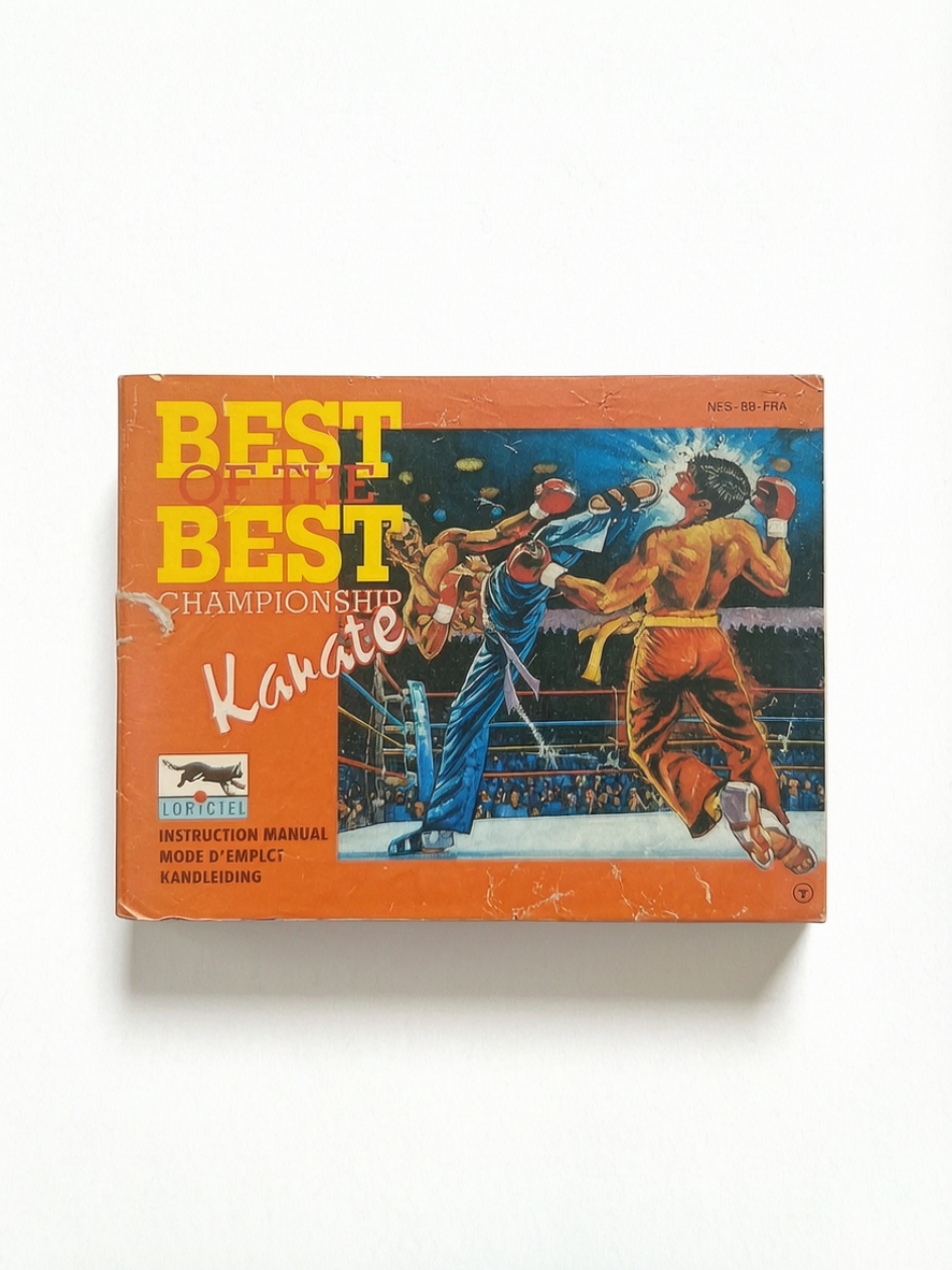Notice Best of The Best Championship Nintendo NES Version FRA