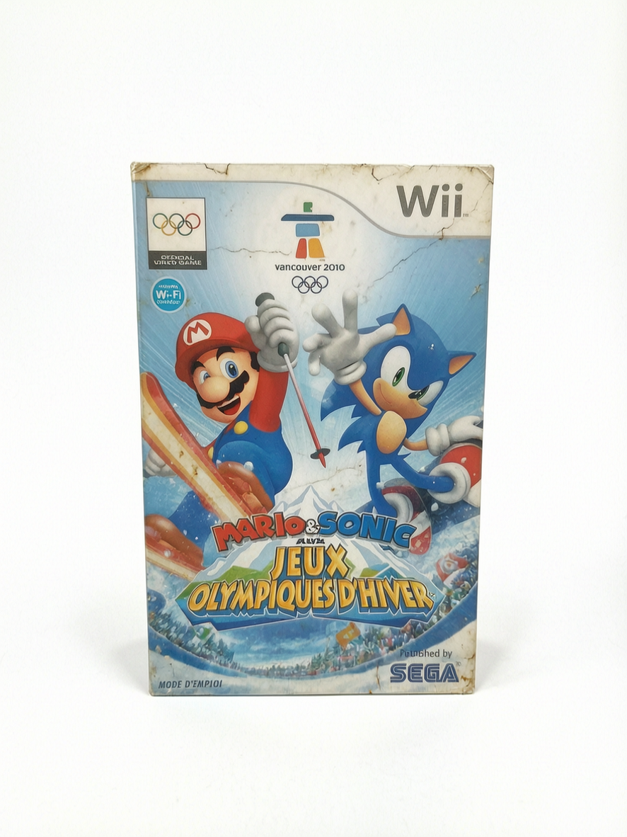 Notice Mario & Sonic aux Jeux Olympiques d’Hiver Wii Notice seule Version FRA