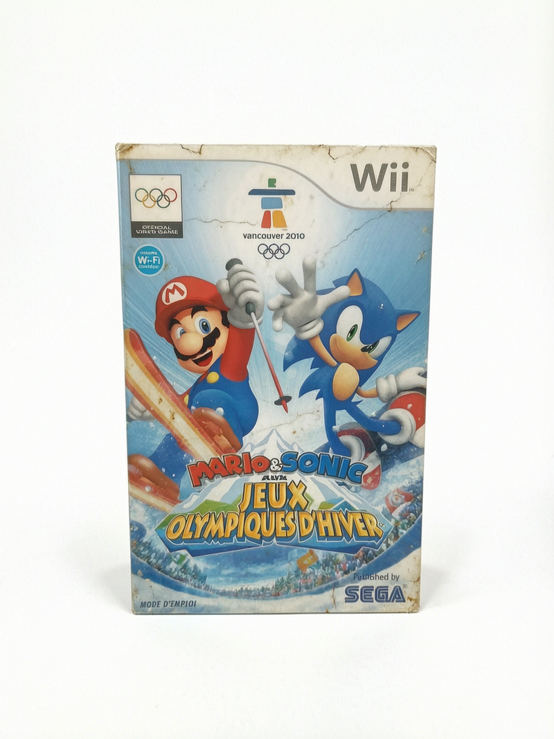 Notice Mario & Sonic aux Jeux Olympiques d’Hiver Wii Notice seule Version FRA