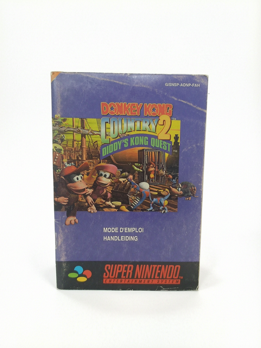 Notice Donkey Kong Country 2: Diddy’s Kong Quest Super Nintendo Notice seule Version FAH