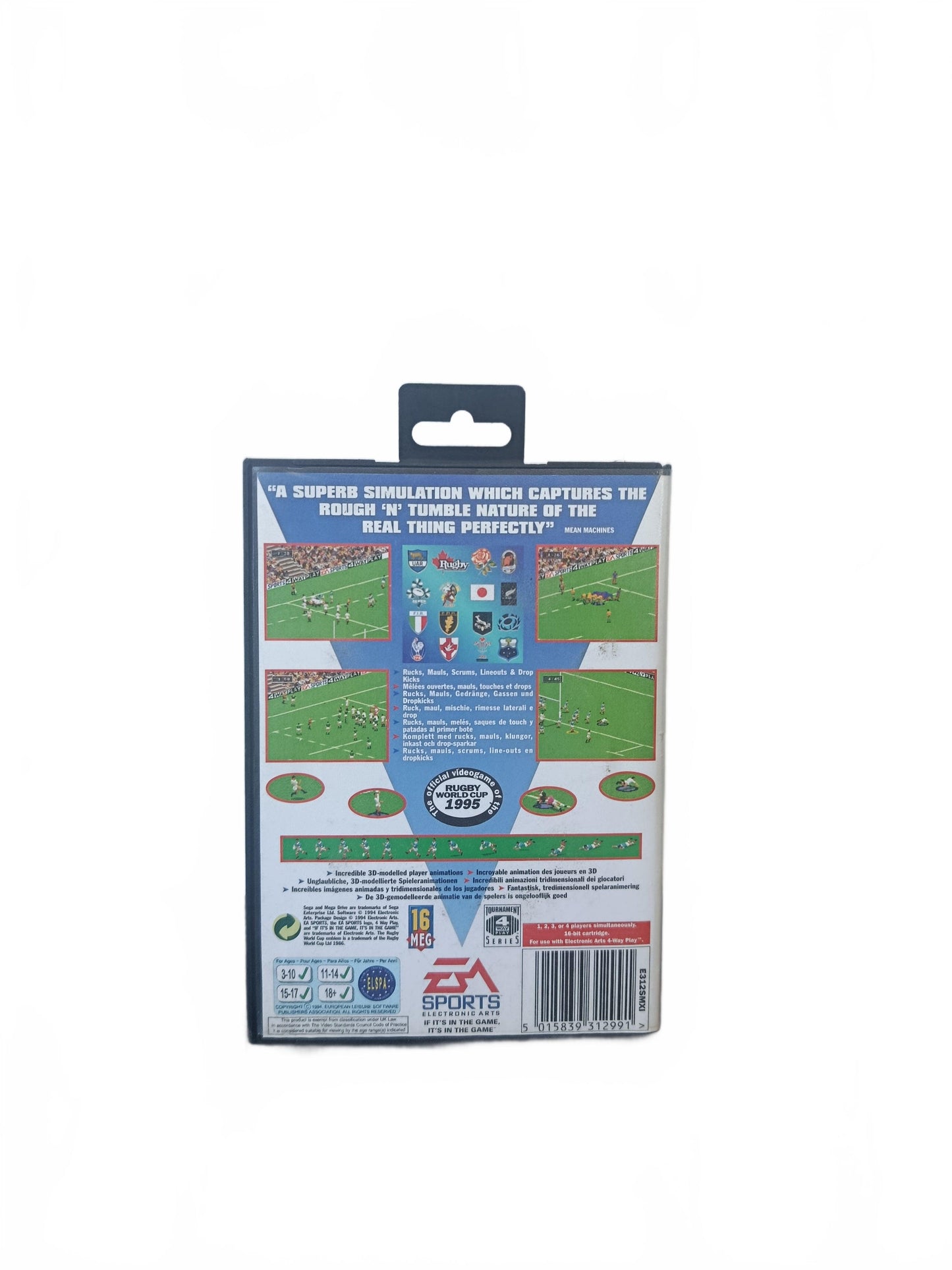 Rugby World Cup 1995 Mega Drive Complet Version EUR