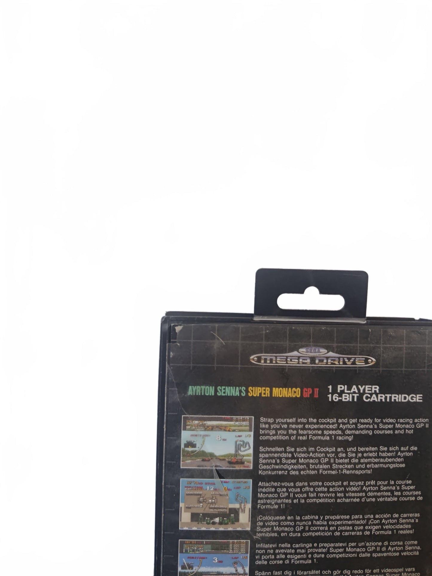 Ayrton Senna’s Super Monaco GP II Mega Drive Complet Version EUR