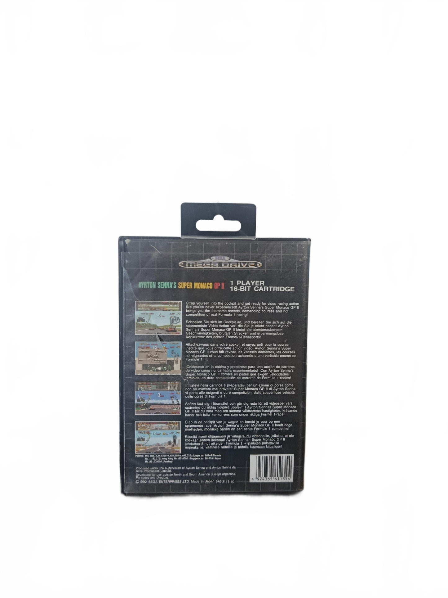 Ayrton Senna’s Super Monaco GP II Mega Drive Complet Version EUR