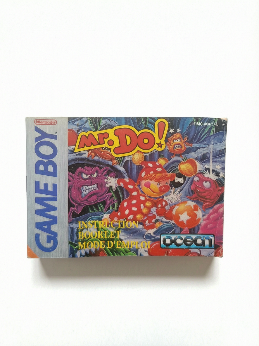 Mr. Do! Game Boy Notice seule Version FAH