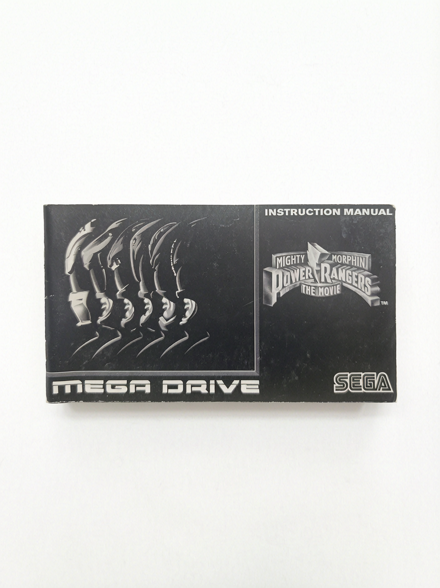 Mighty Morphin Power Rangers: The Movie Mega Drive Notice seule Version EUR
