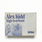 Alex Kidd in High-Tech World Master System Notice seule Version EUR