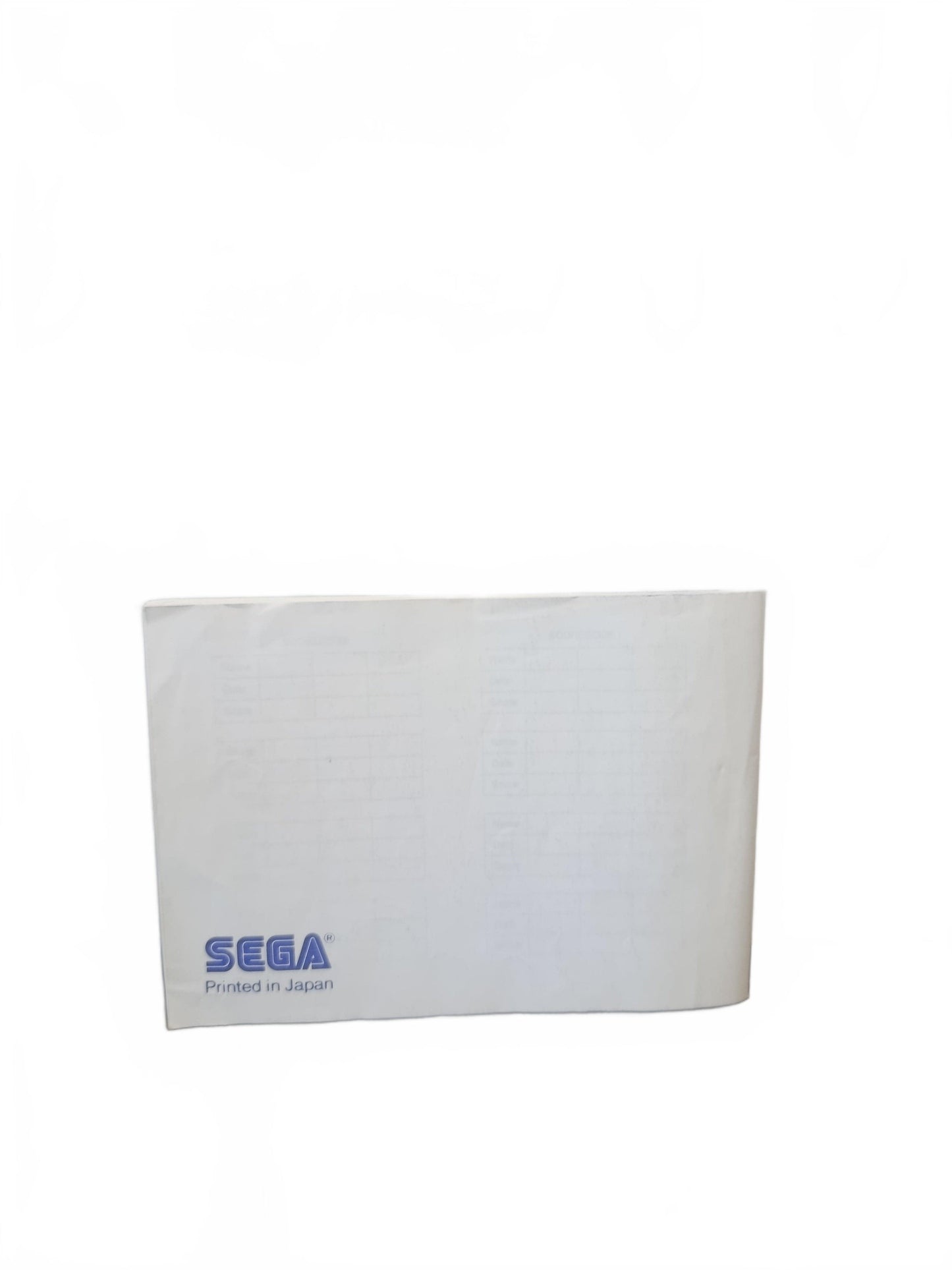 Alex Kidd in High-Tech World Master System Notice seule Version EUR