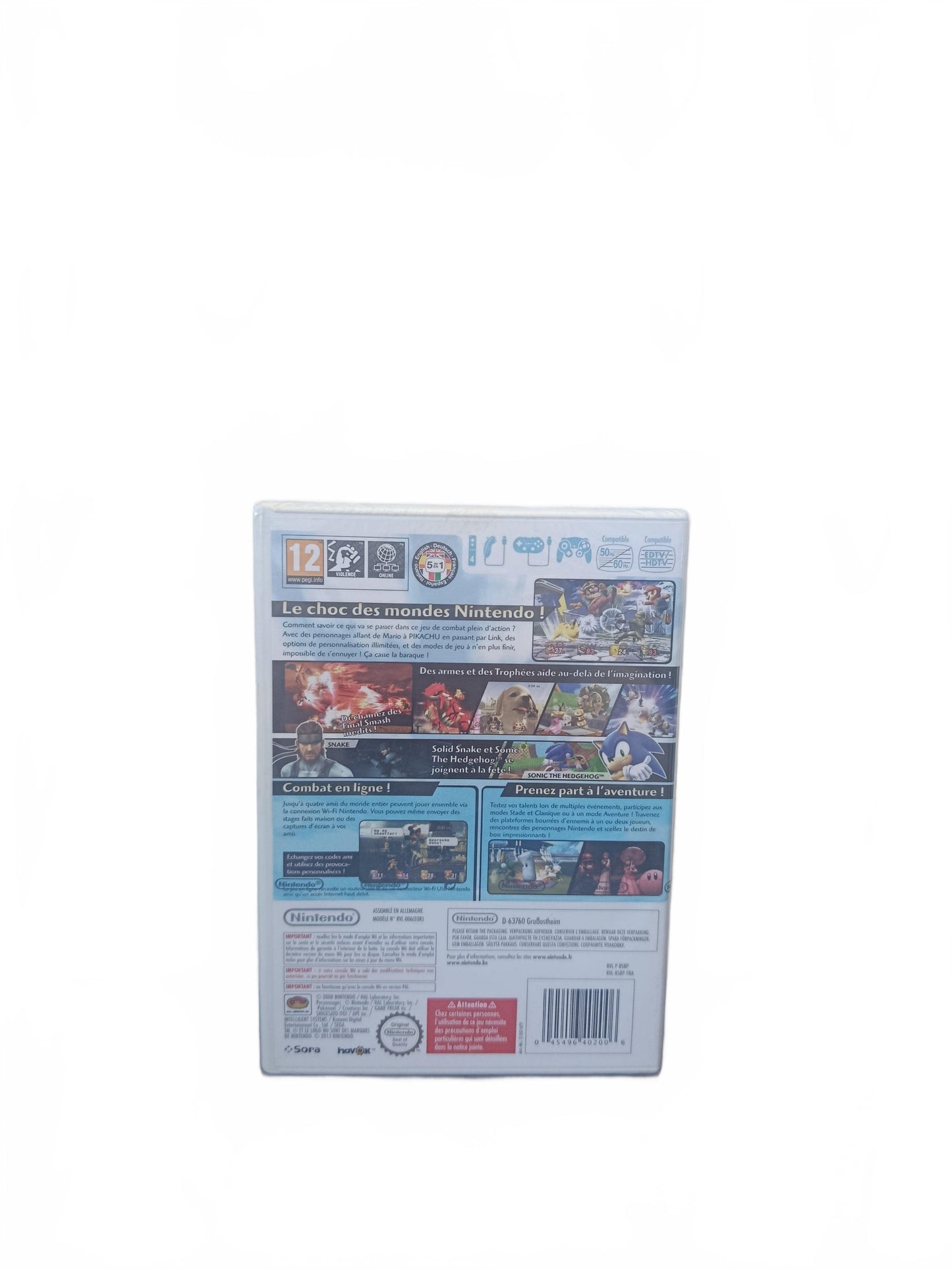Super Smash Bros. Brawl blister Wii