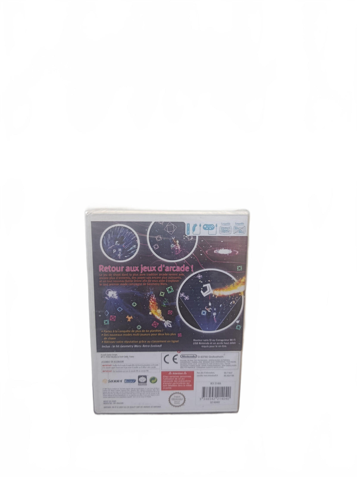 Geometry Wars Galaxies blister Wii