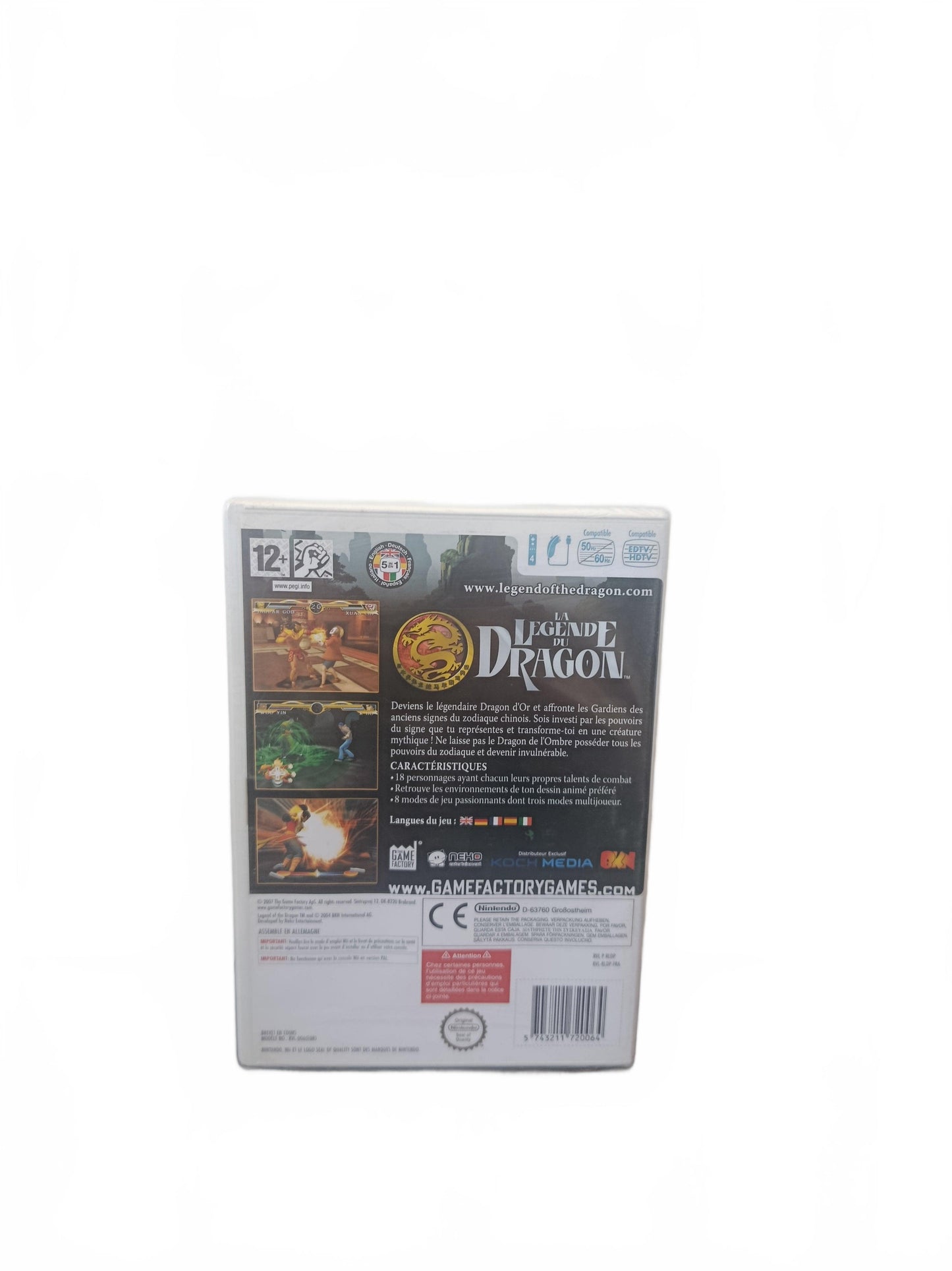 La Légende du Dragon blister Wii