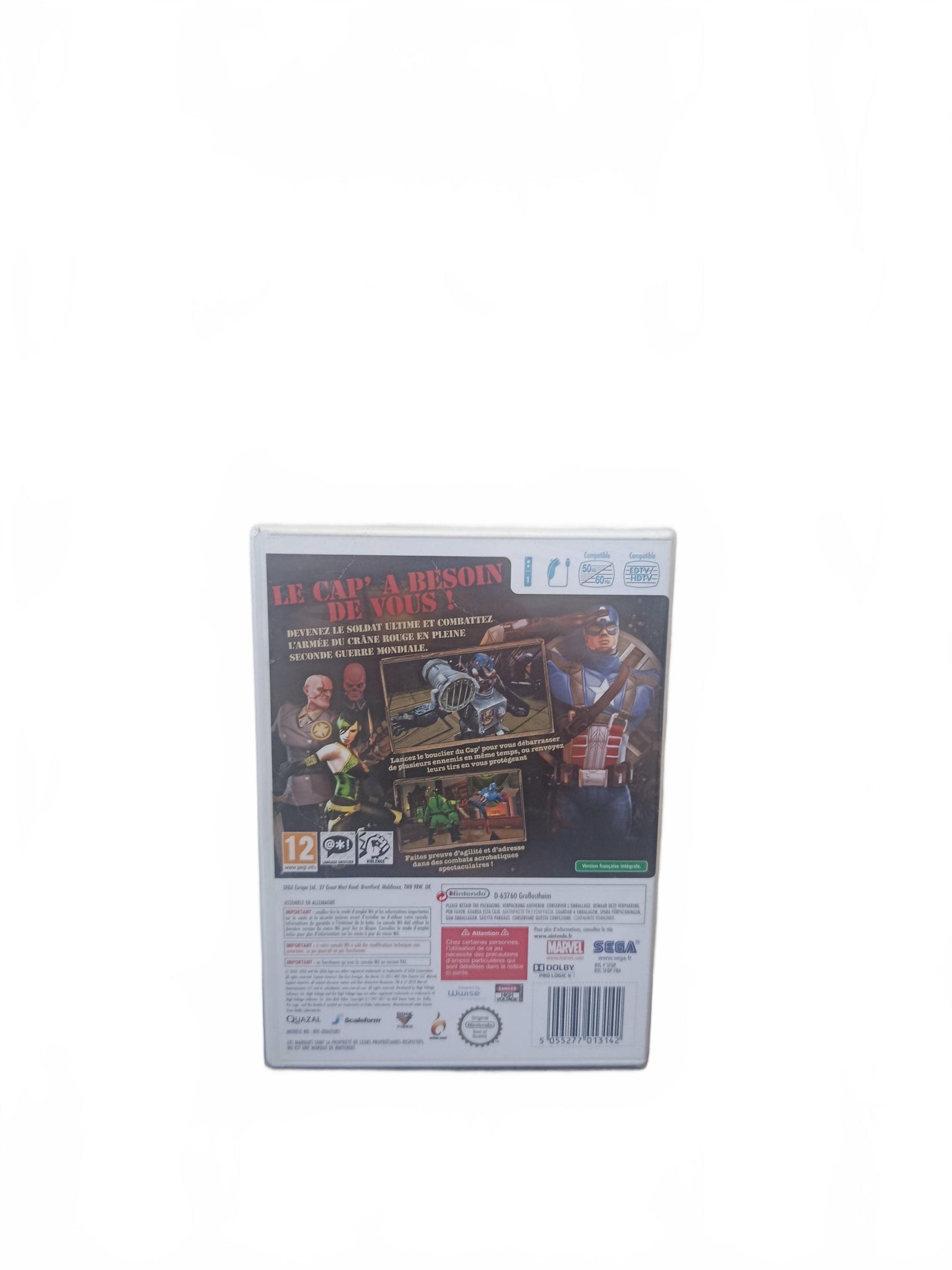 Captain America Super Soldat blister Wii