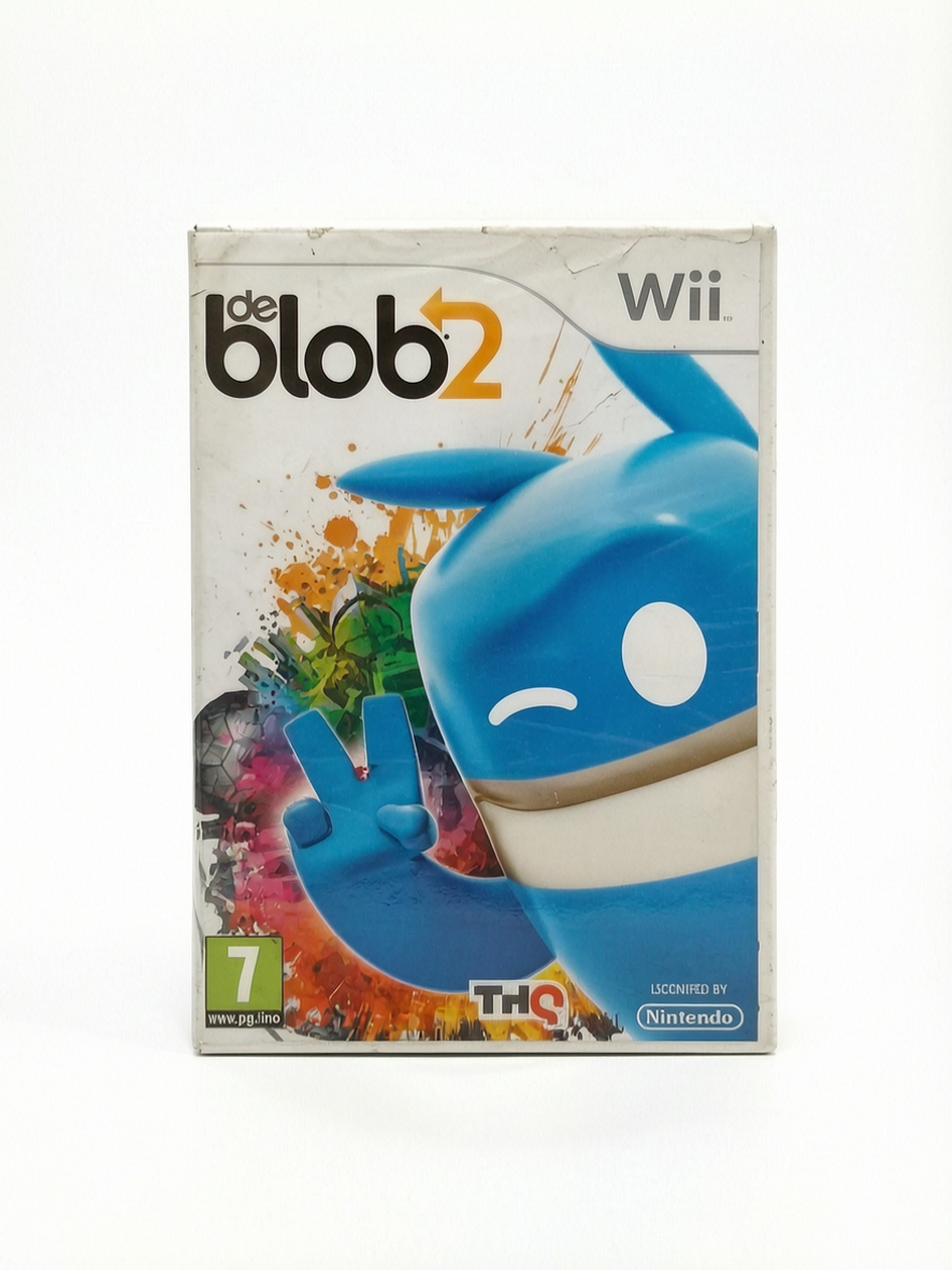 de Blob 2 blister Wii trace d'usure présente voir photo