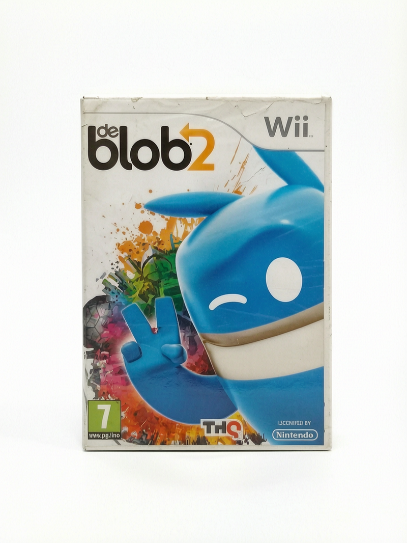de Blob 2 blister Wii trace d'usure présente voir photo