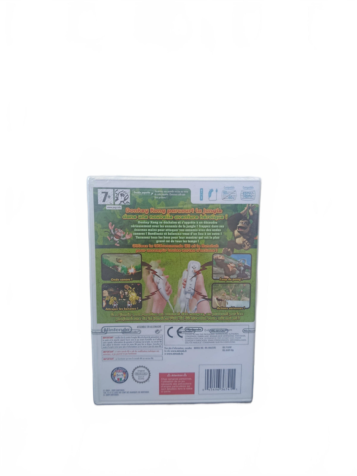 Nouvelle Façon de Jouer! Donkey Kong Jungle Beat blister Wii
