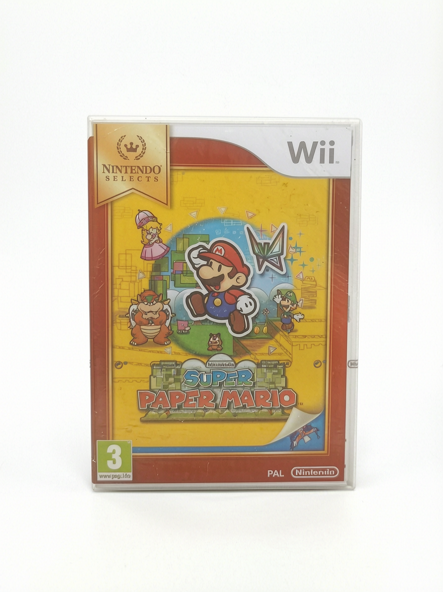 Super Paper Mario blister Wii