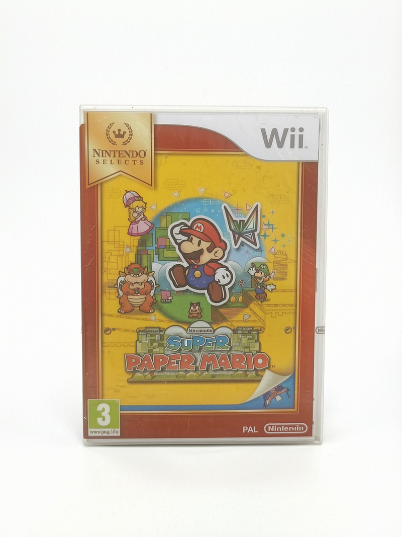 Super Paper Mario blister Wii
