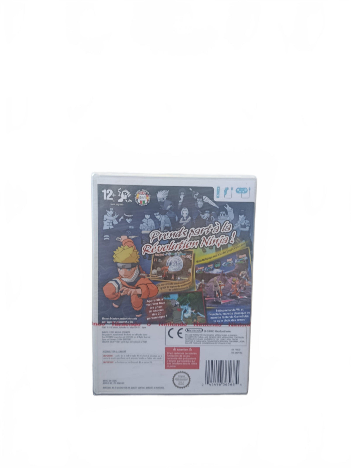 Naruto Clash of Ninja Revolution European Version blister Wii