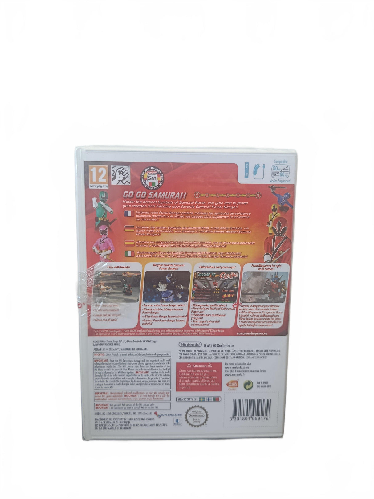 Power Rangers Samurai blister Wii