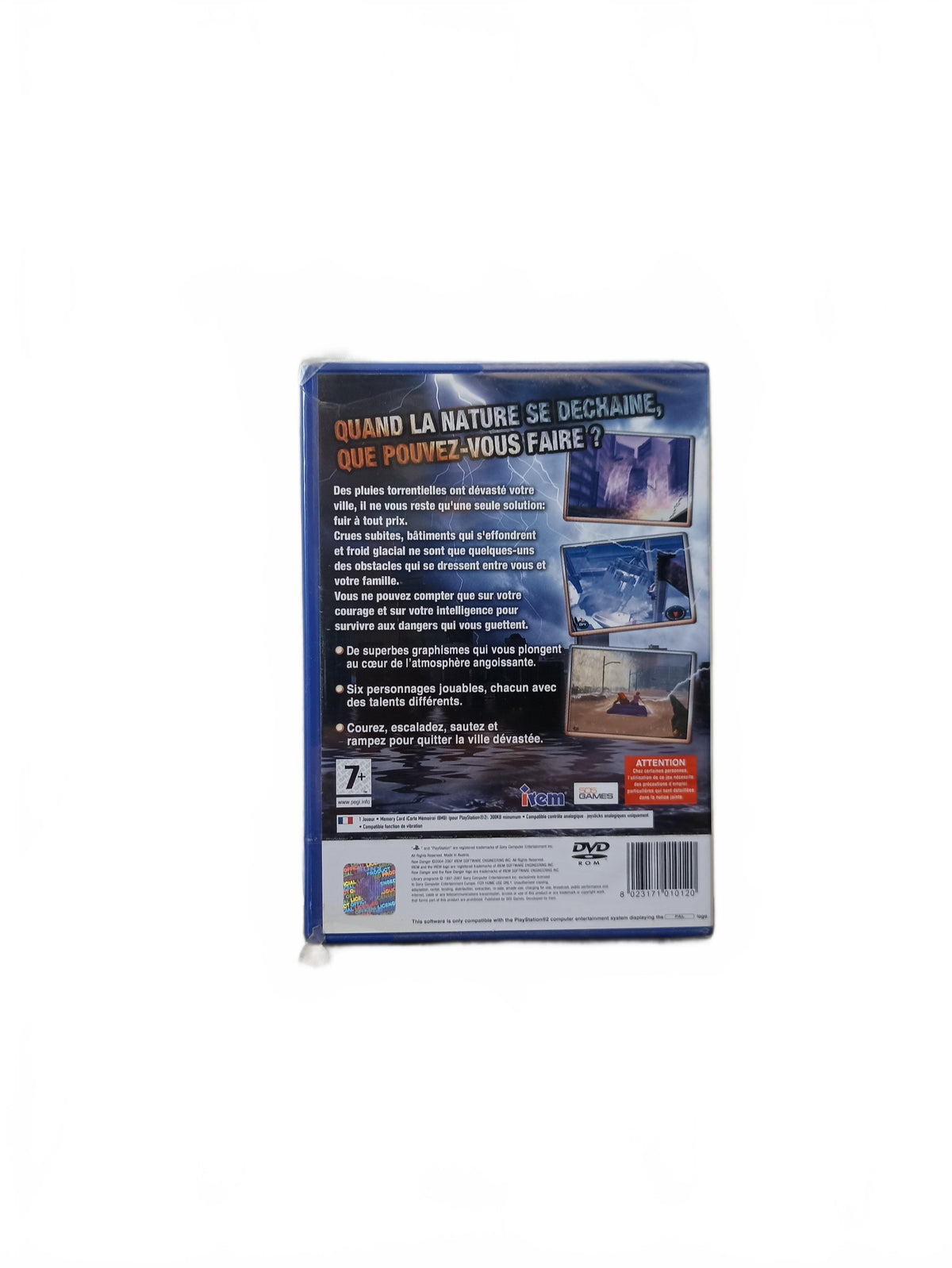 Raw Danger! blister ps2