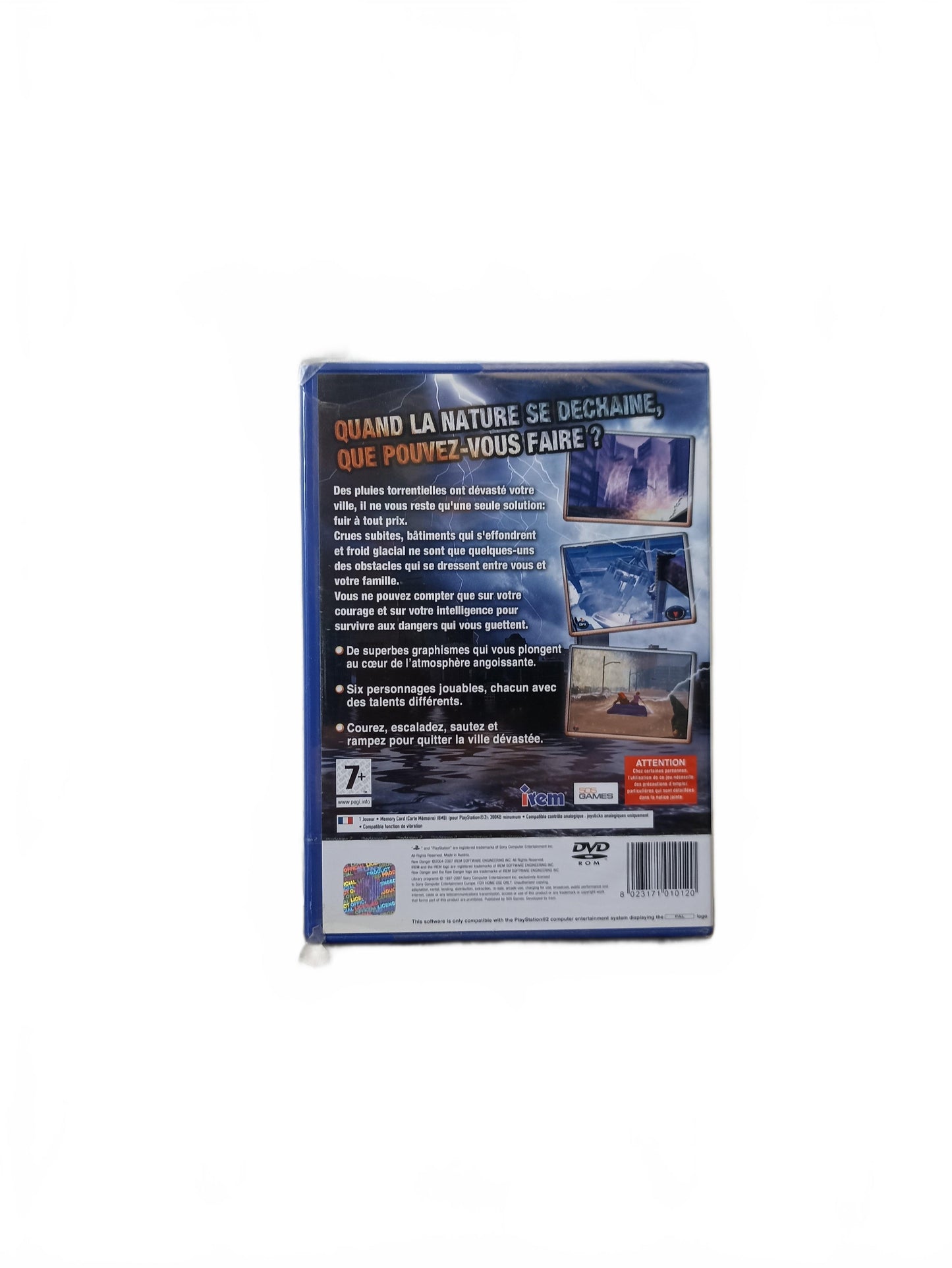 Raw Danger! blister ps2