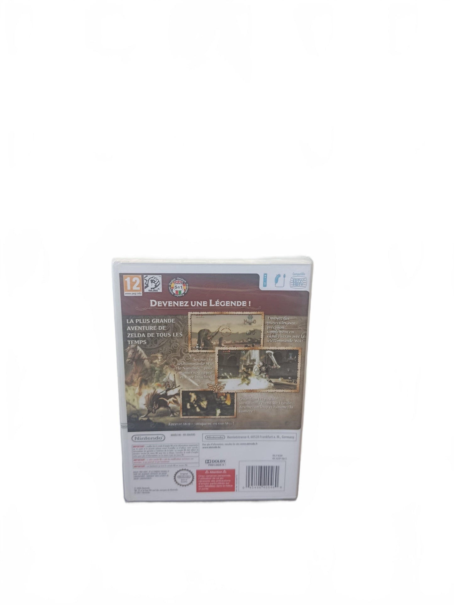 The Legend of Zelda: Twilight Princess blister Wii