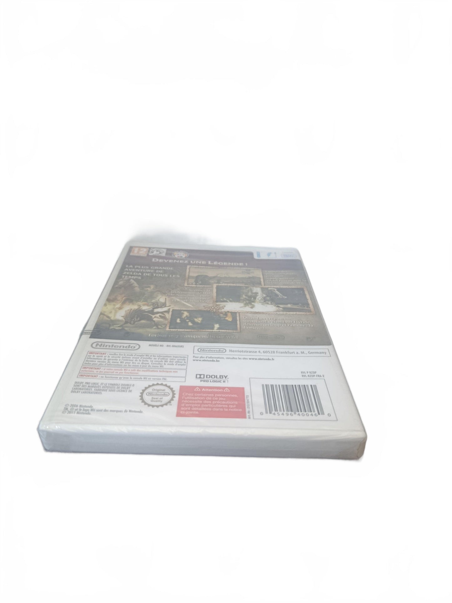 The Legend of Zelda: Twilight Princess blister Wii