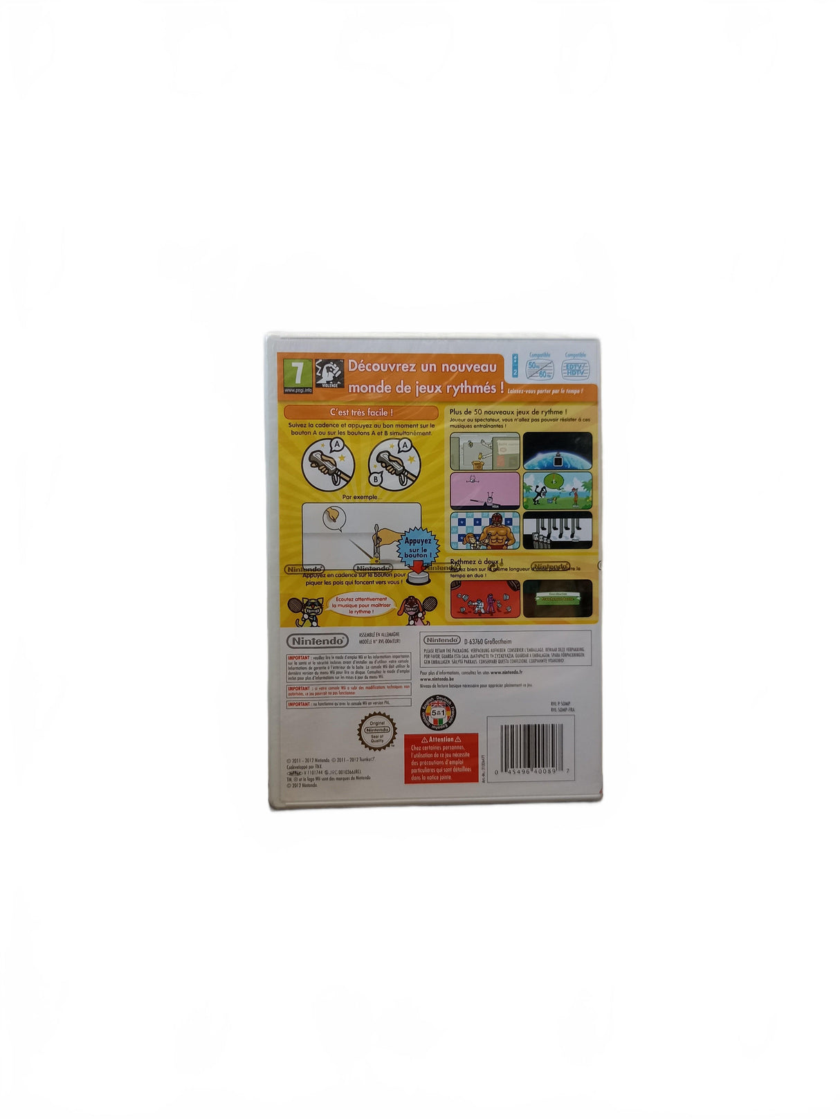 Beat the Beat: Rhythm Paradise blister Wii