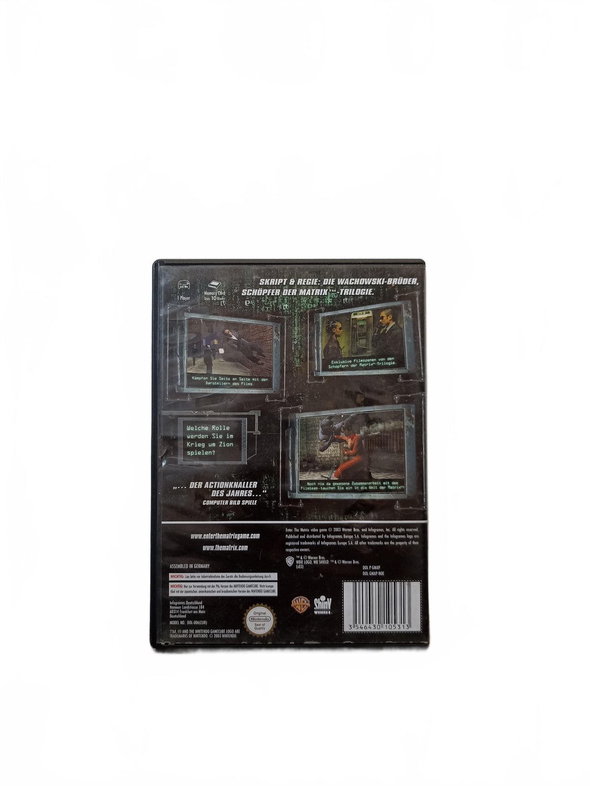 Enter the Matrix Nintendo GameCube version ETR