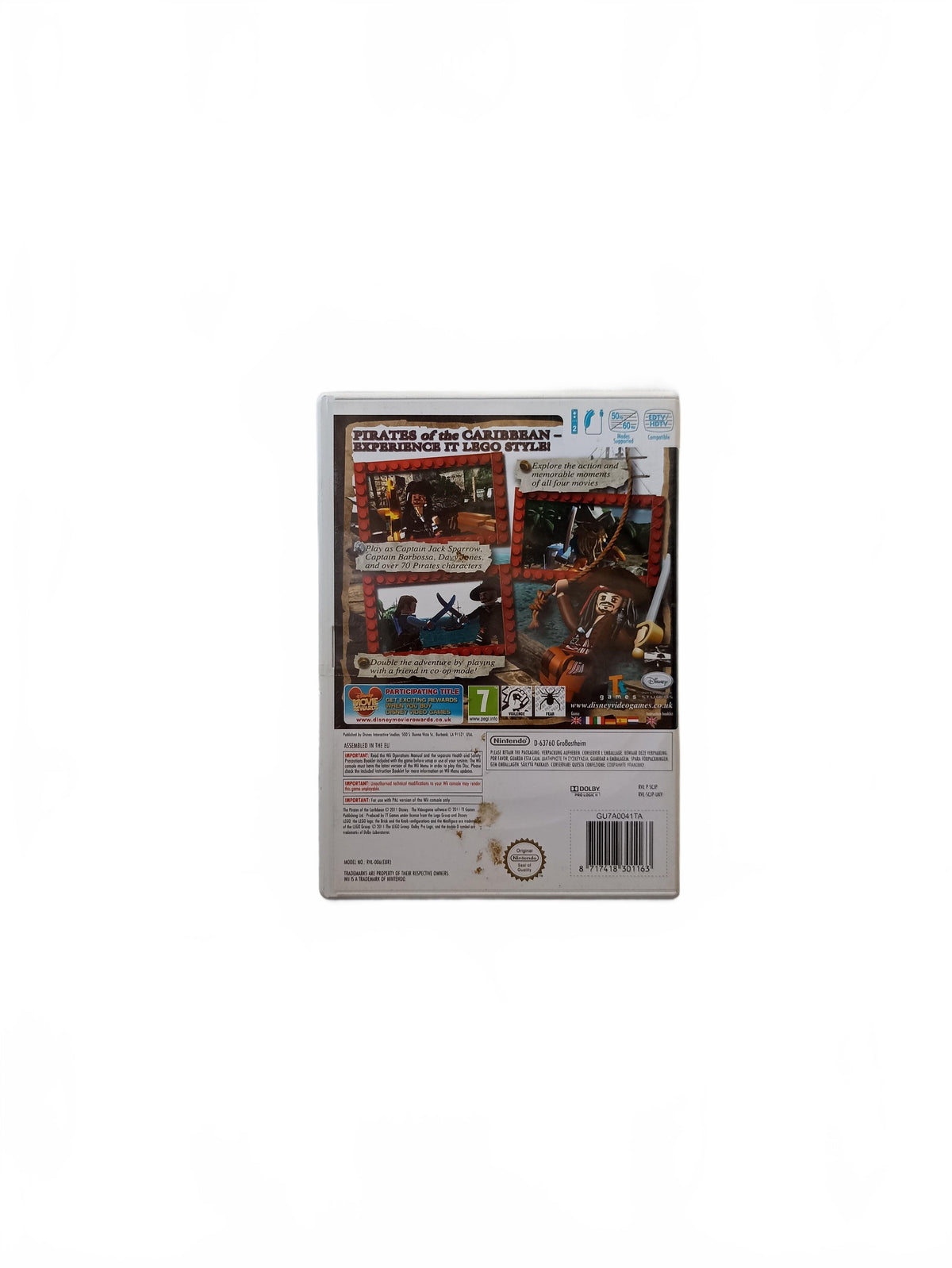 LEGO Pirates of the Caribbean The Video Game Nintendo Wii version ETR