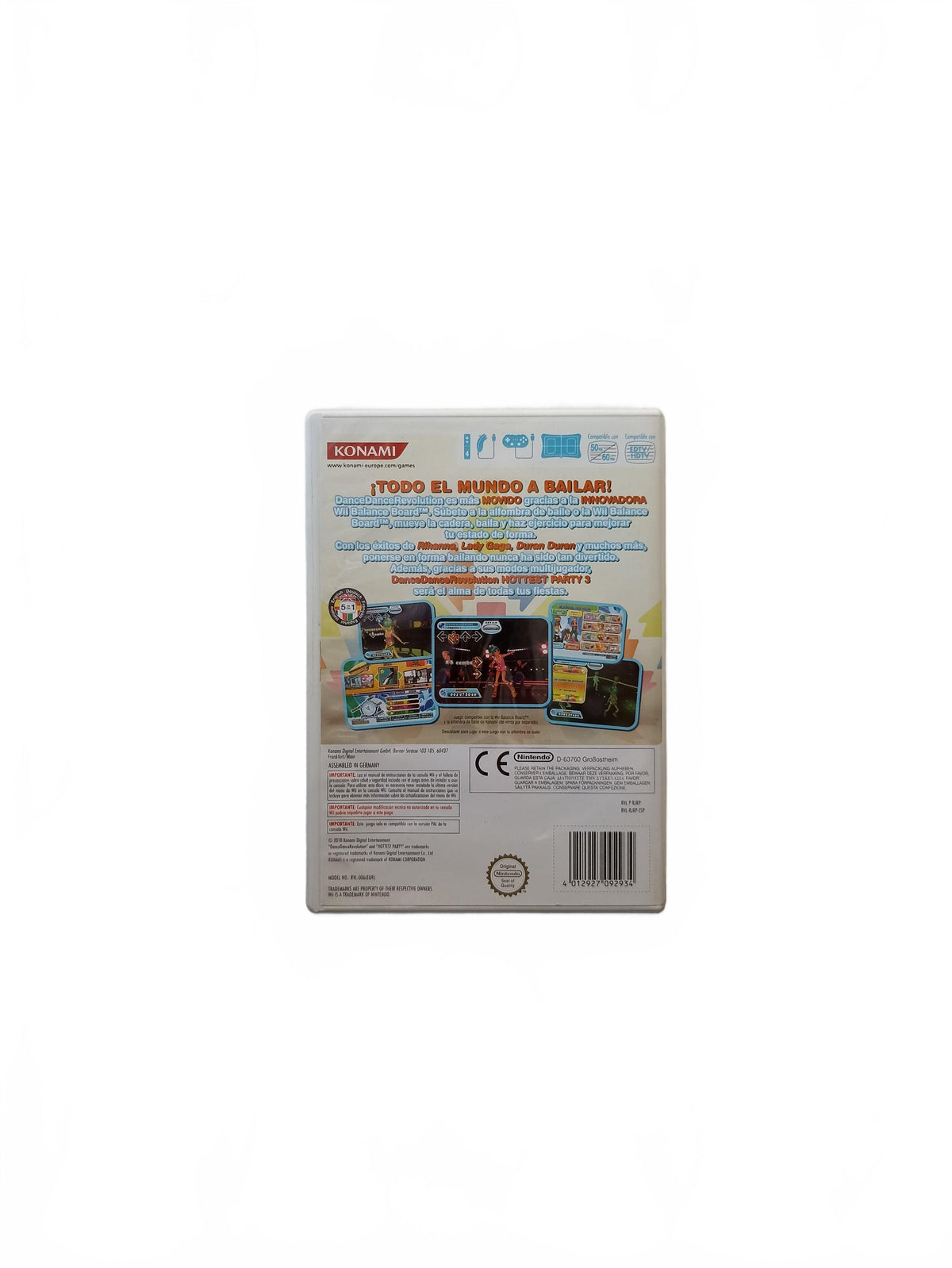DanceDanceRevolution Hottest Party 3 Nintendo Wii version ETR