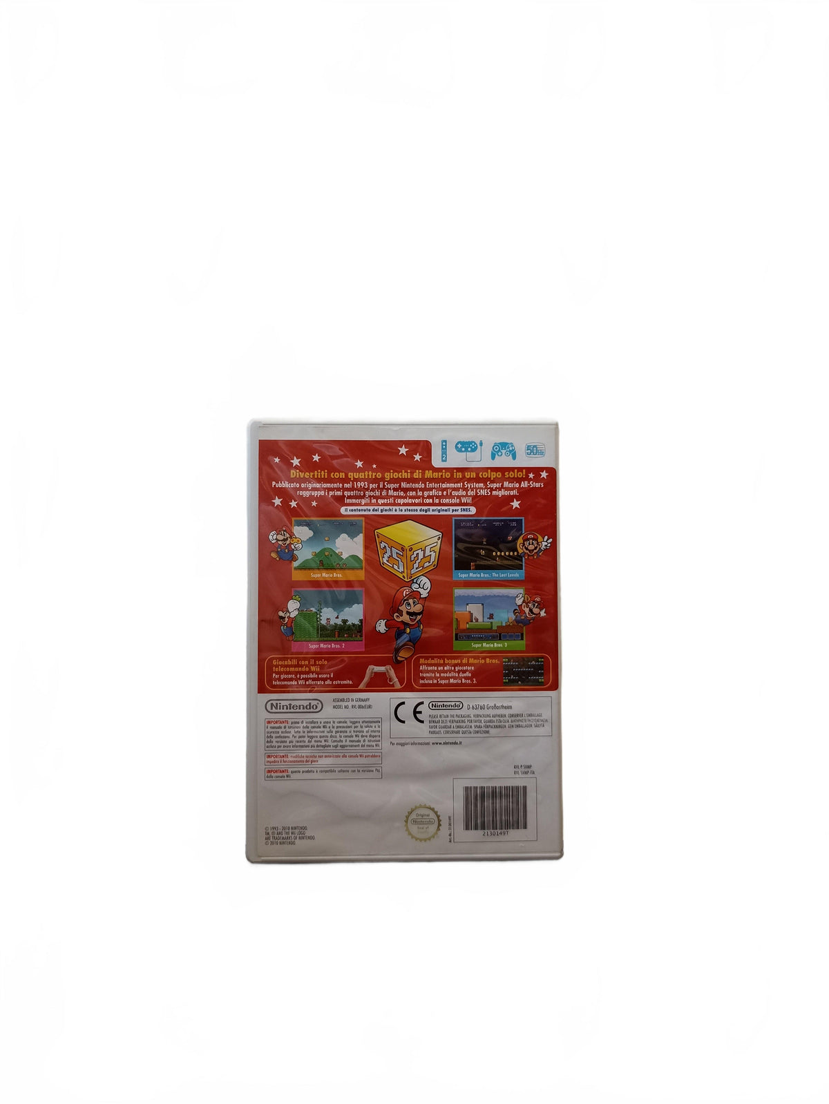 Super Mario All-Stars Nintendo Wii version ETR Complet