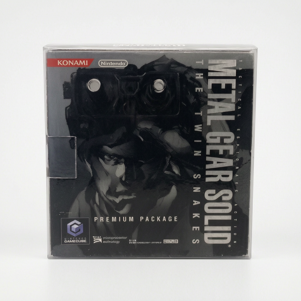 Boîtier de protection Console Nintendo GameCube transparent pour coffret collector grand format 24 x 24,5 x 16 cm
