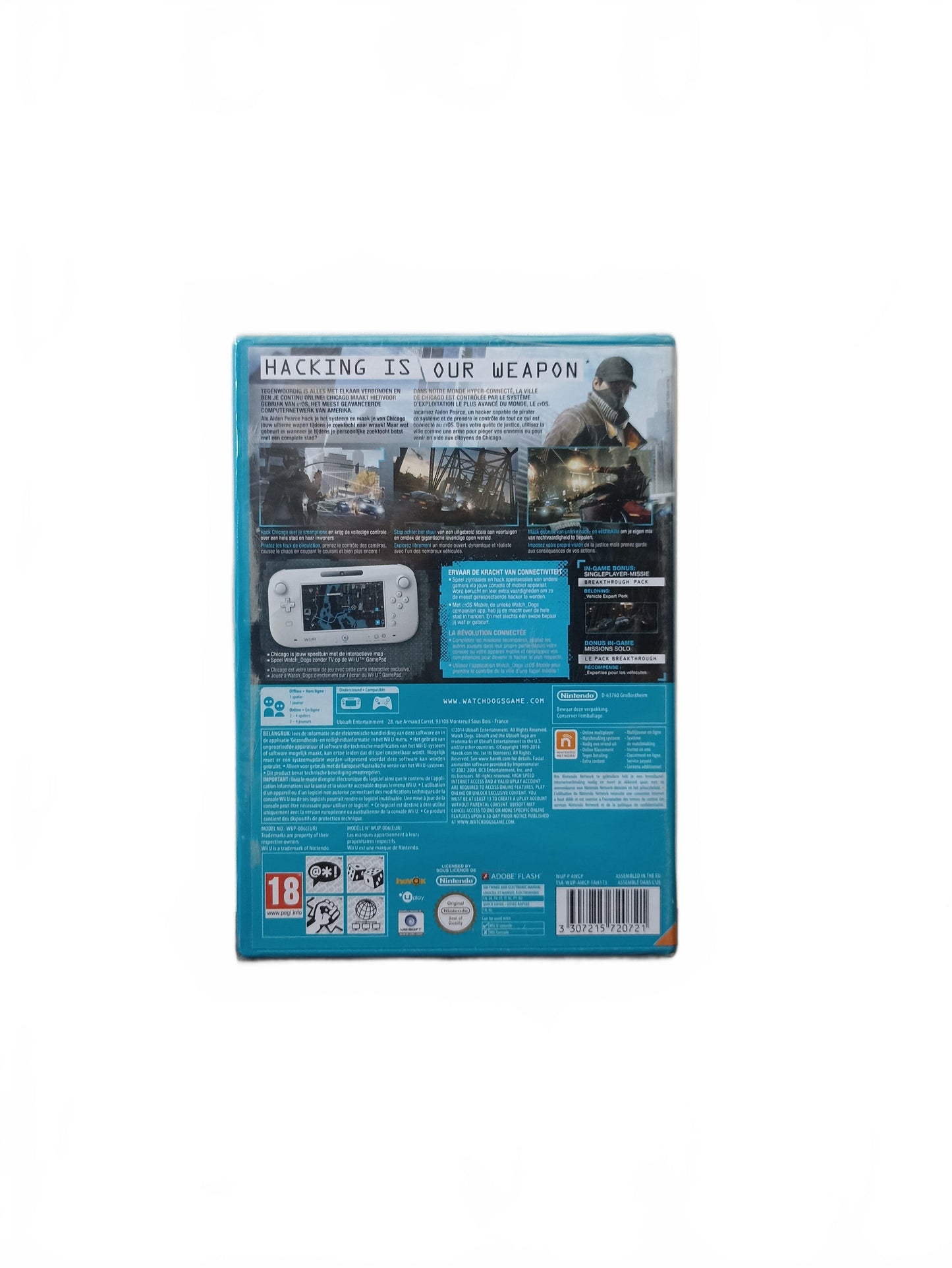 Watch Dogs blister Wii U