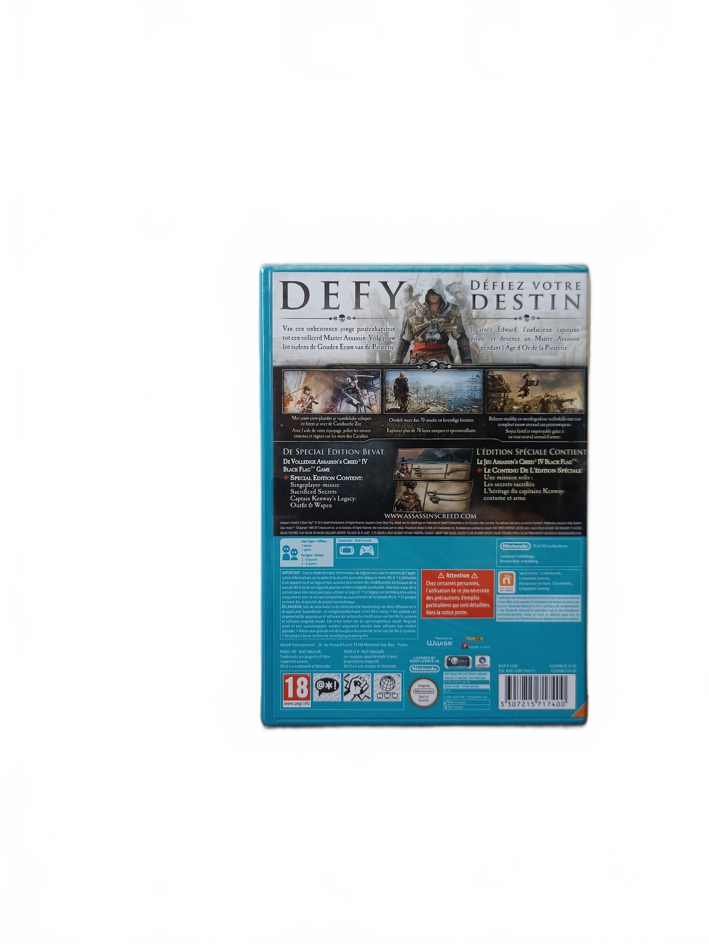 Assassin's Creed IV Black Flag blister Wii U