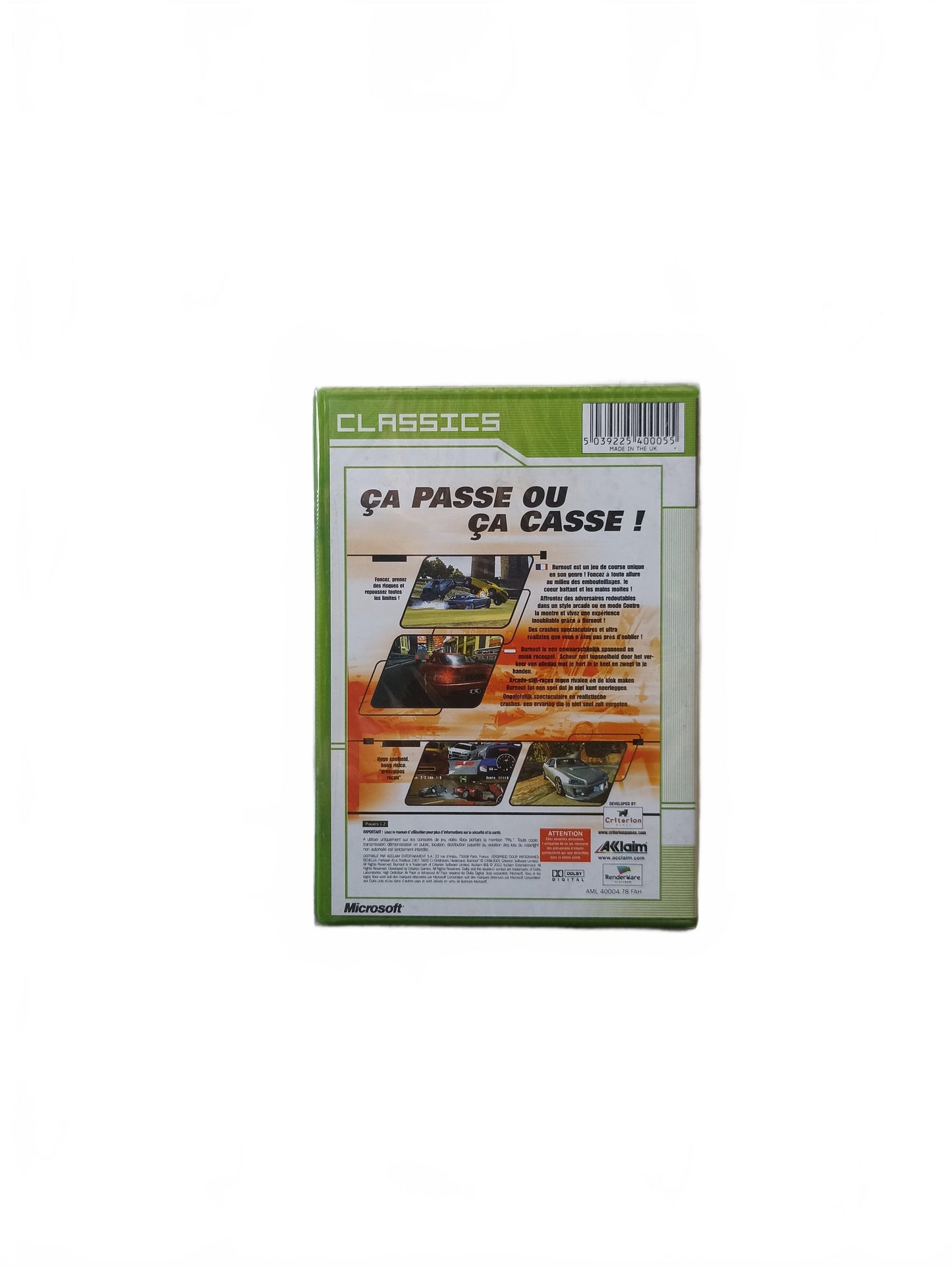 Burnout Classics blister Xbox