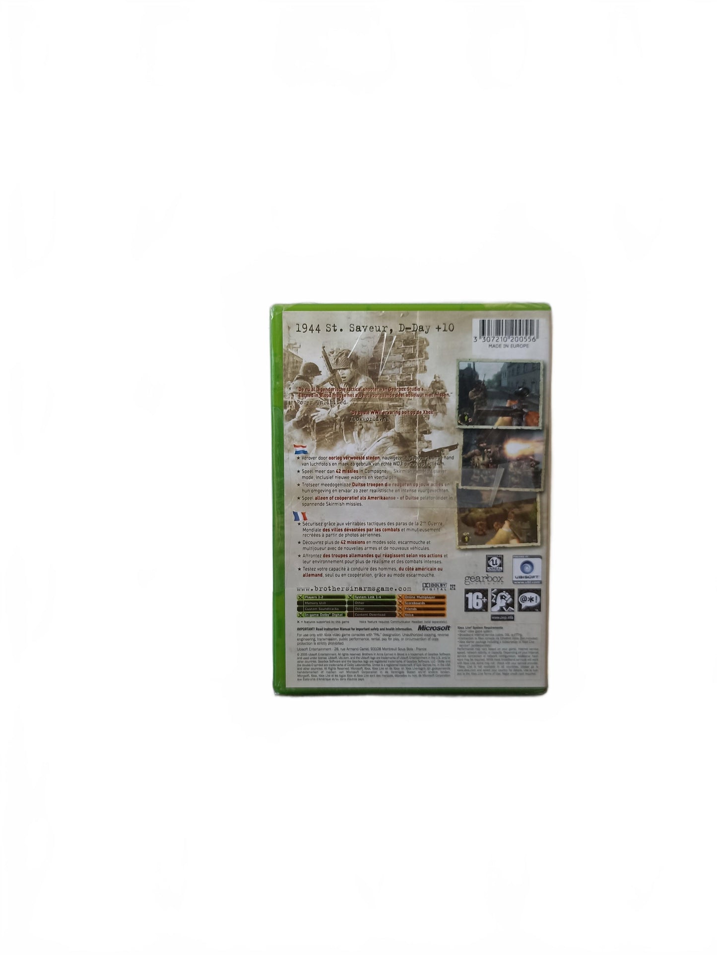 Brothers in Arms: Earned in Blood blister Xbox