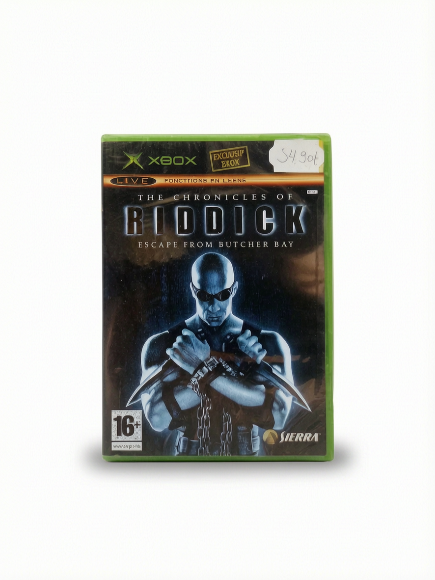 The Chronicles of Riddick: Escape from Butcher Bay blister Xbox