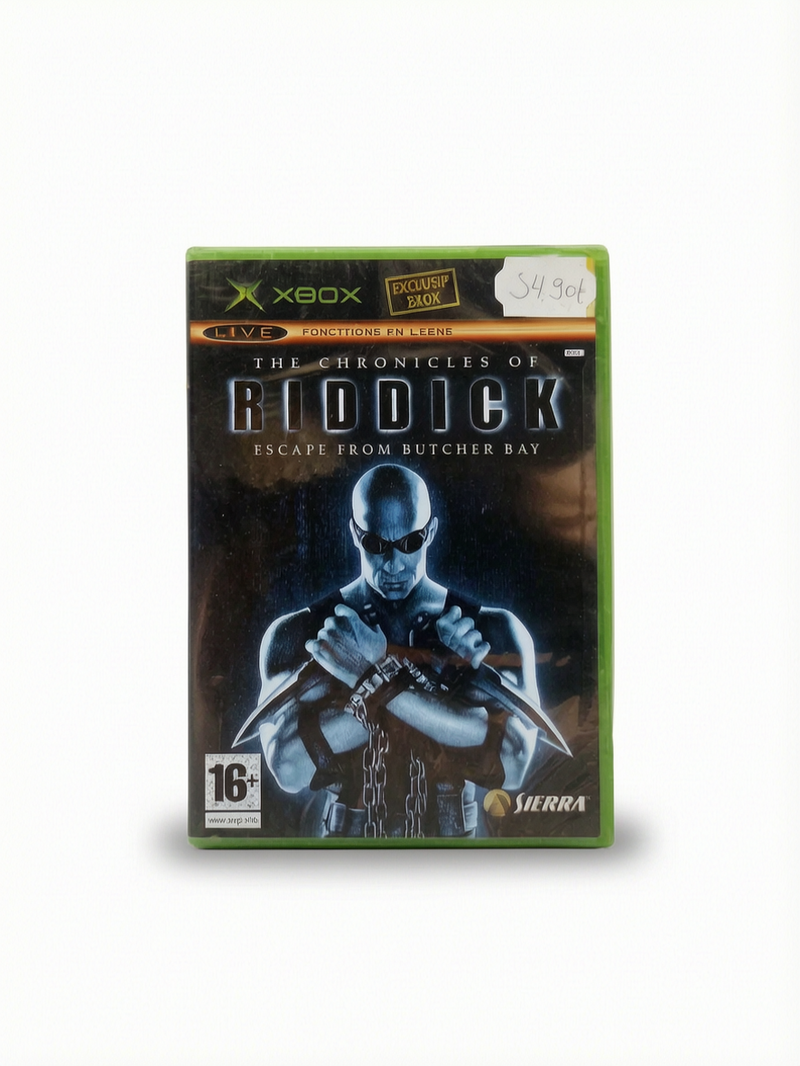 The Chronicles of Riddick: Escape from Butcher Bay blister Xbox