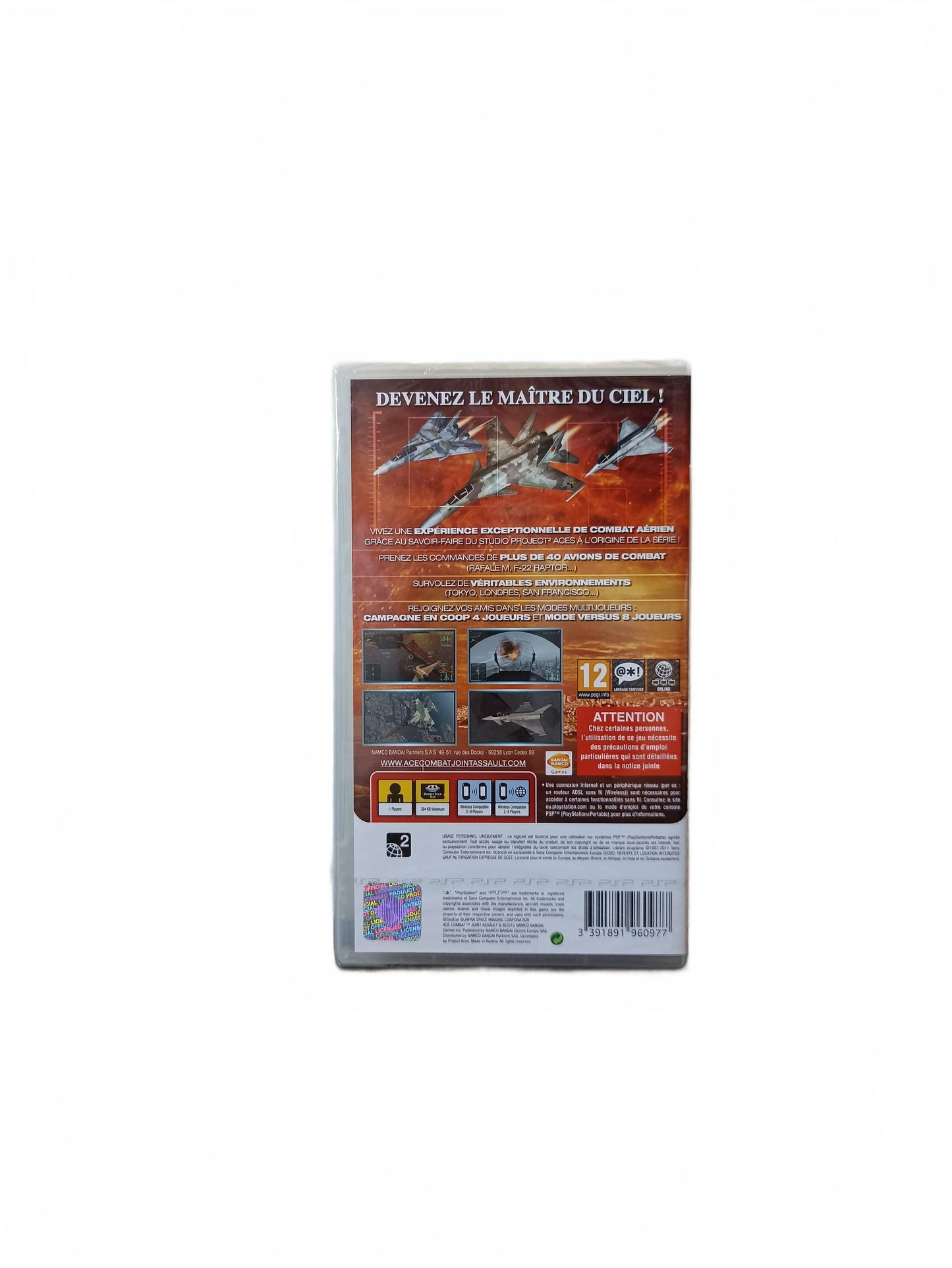 Ace Combat Joint Assault blister PSP