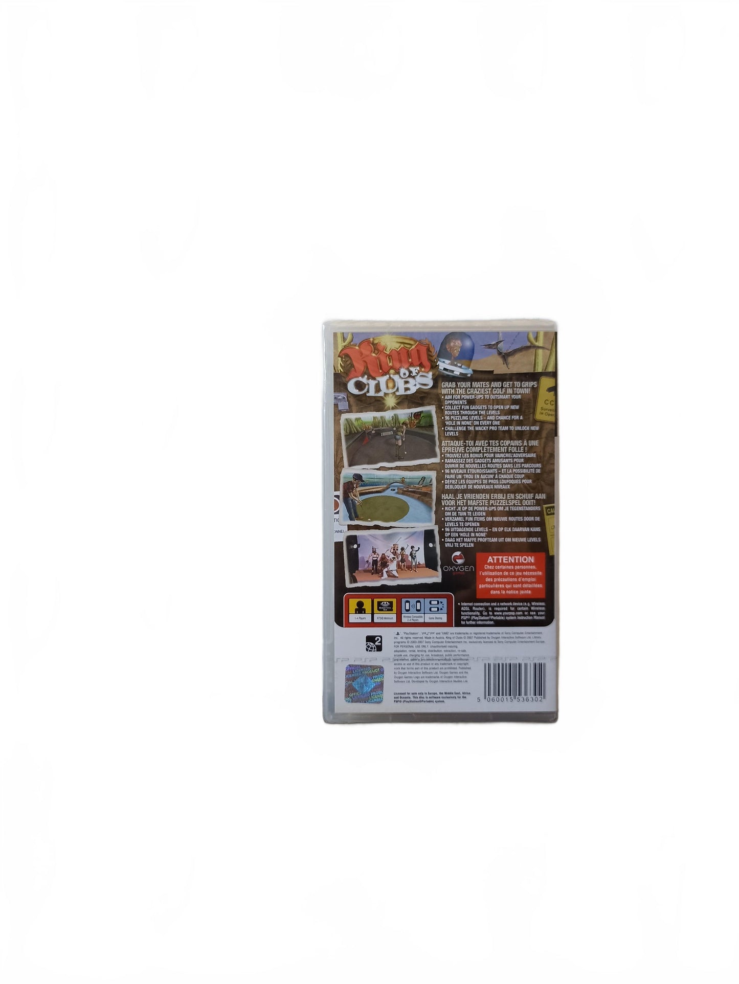 King of Clubs blister PSP
