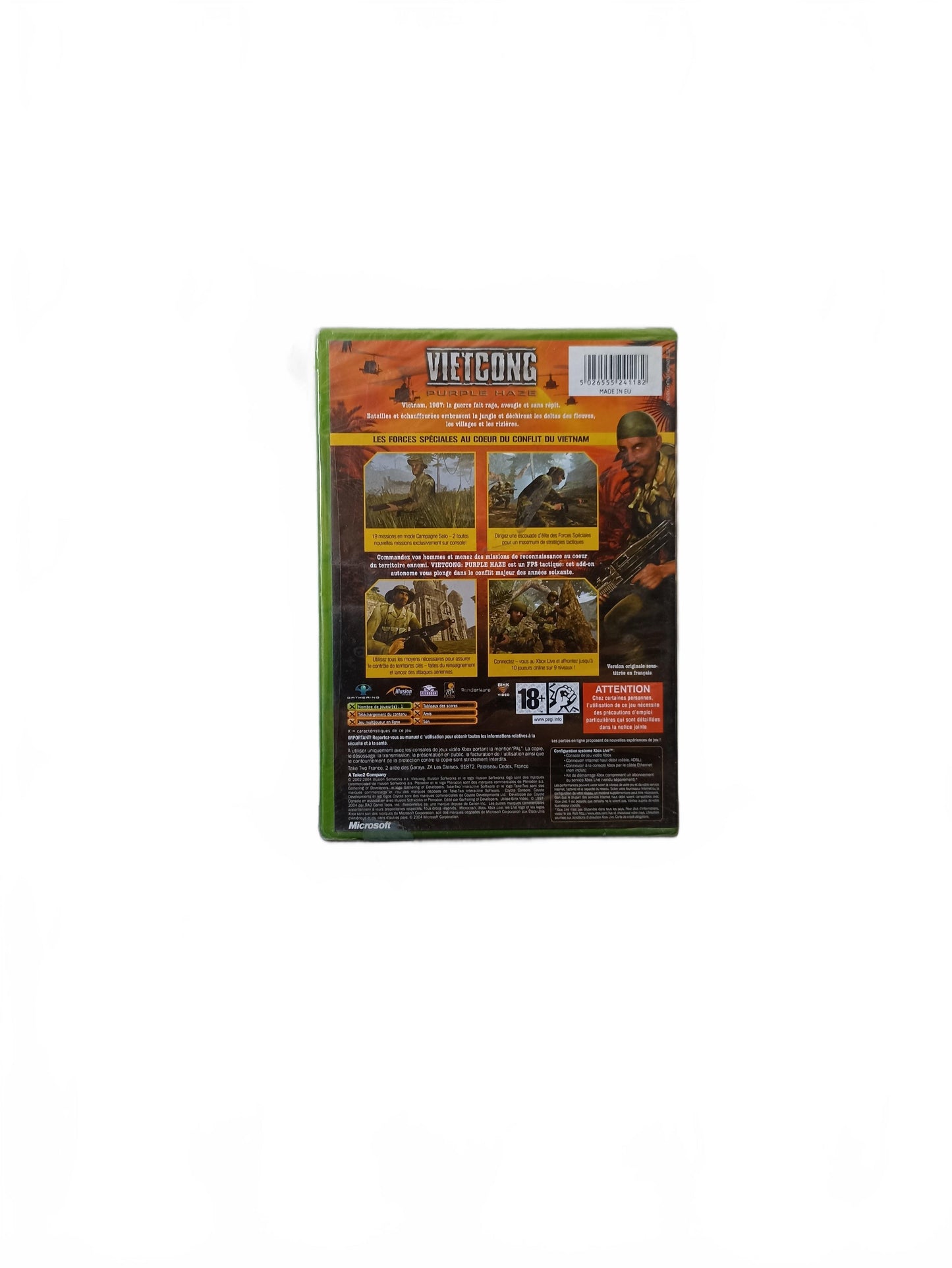 Vietcong: Purple Haze blister Xbox